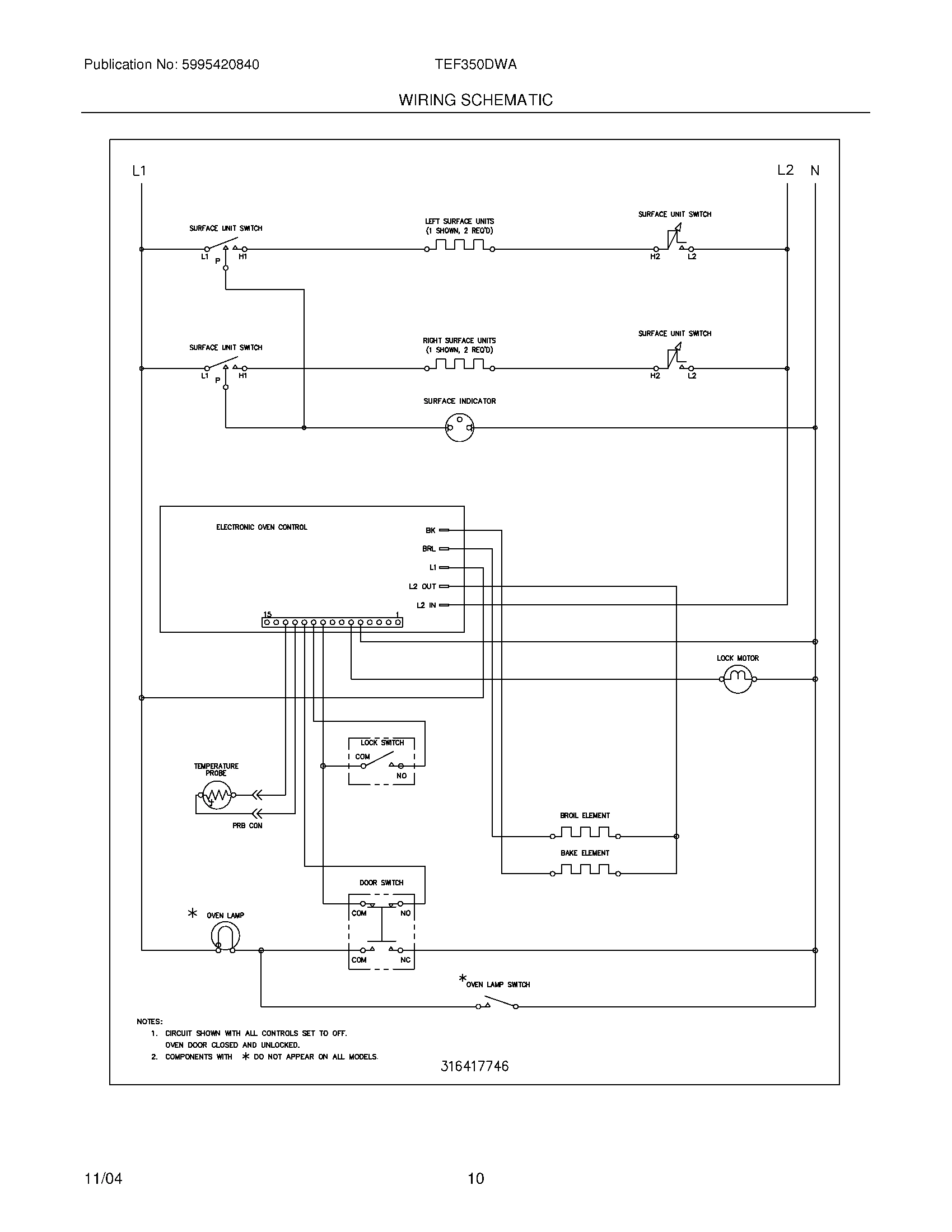 10 - WIRING SCHEMATIC