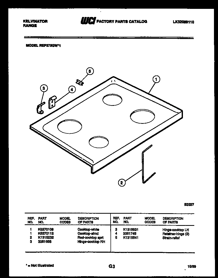 03 - COOKTOP PARTS