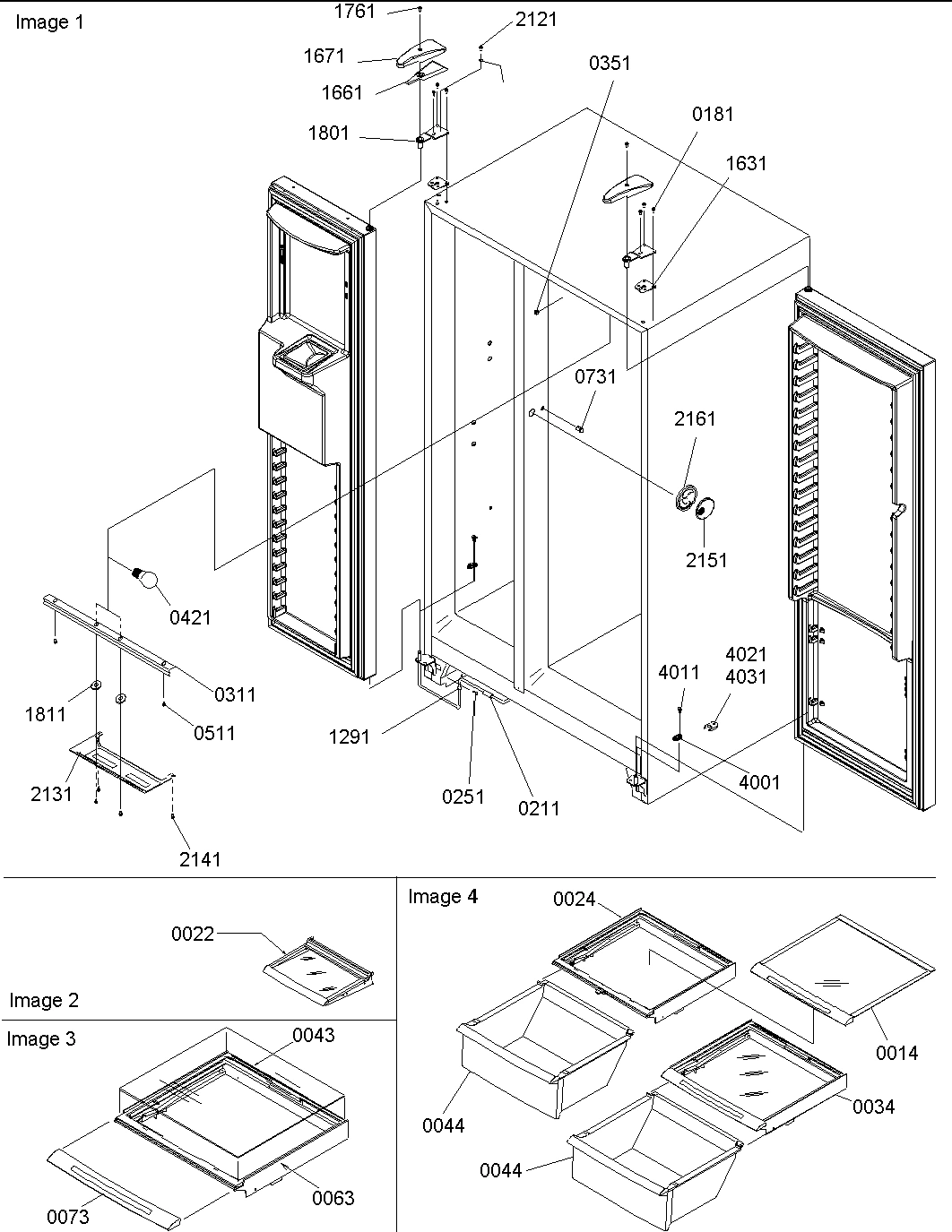 11 - Refrigerator/Freezer Lights and Hinges