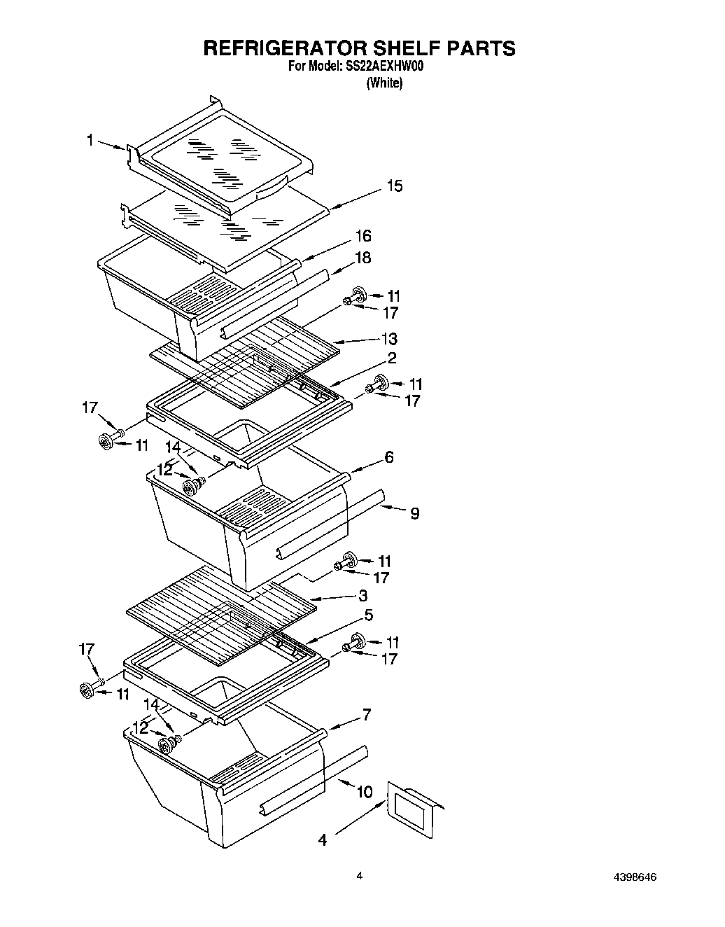 03 - REFRIGERATOR SHELF