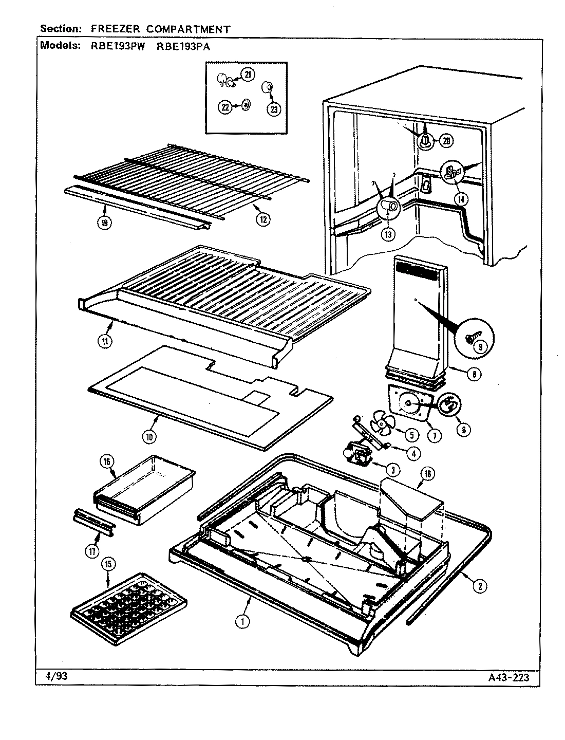 01 - FREEZER COMPARTMENT