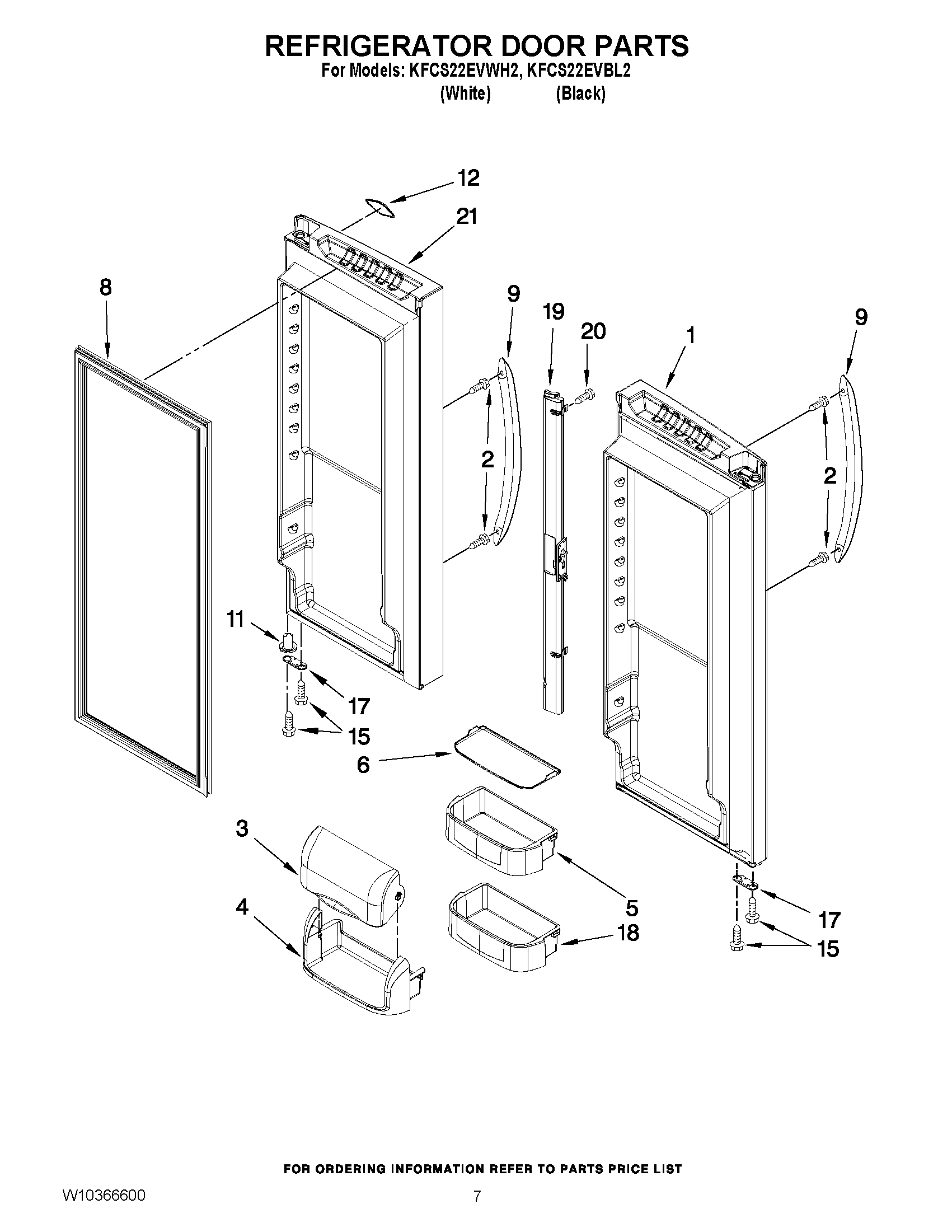 04 - REFRIGERATOR DOOR PARTS