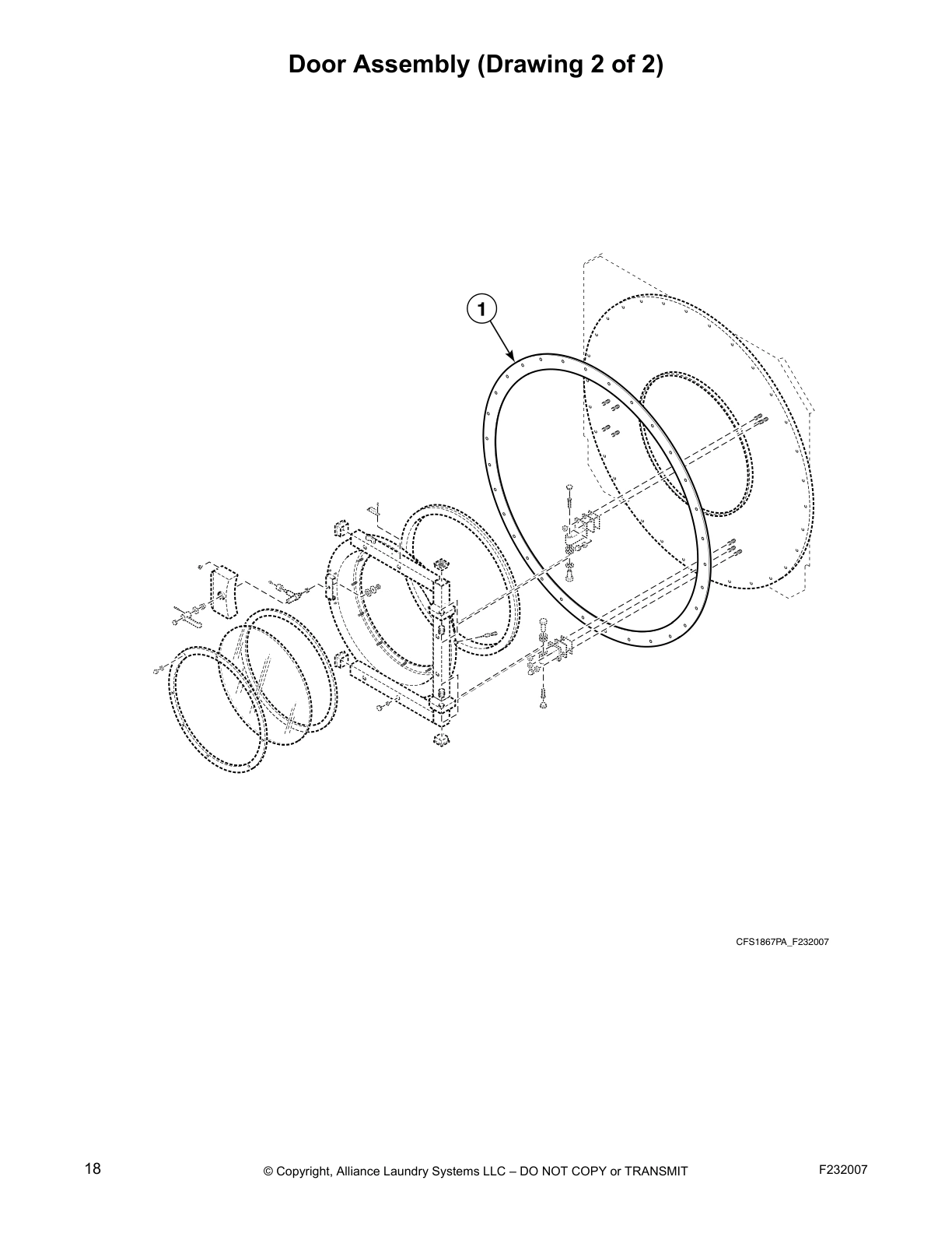 Door Assembly (Drawing 2 of 2)