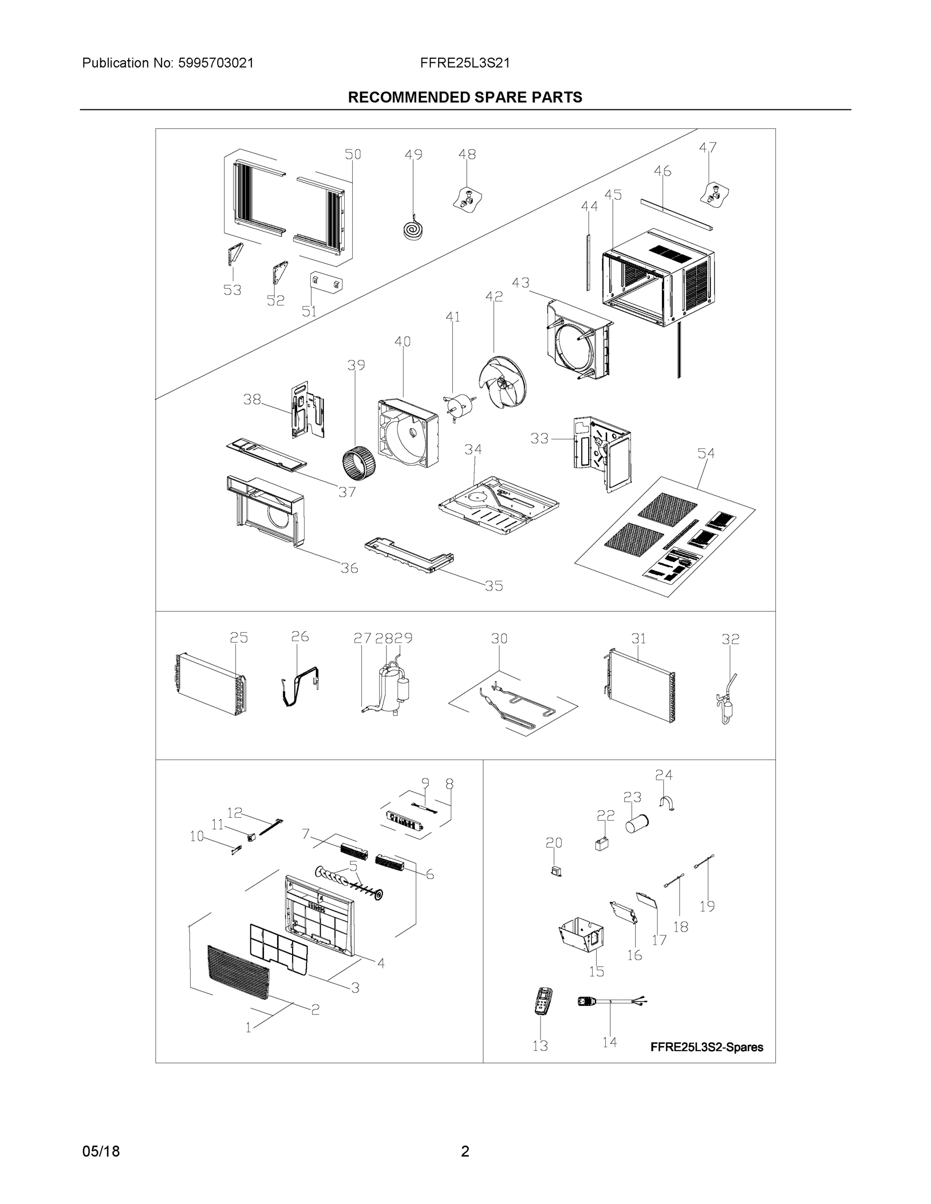02 - RECOMMENDED SPARE PARTS