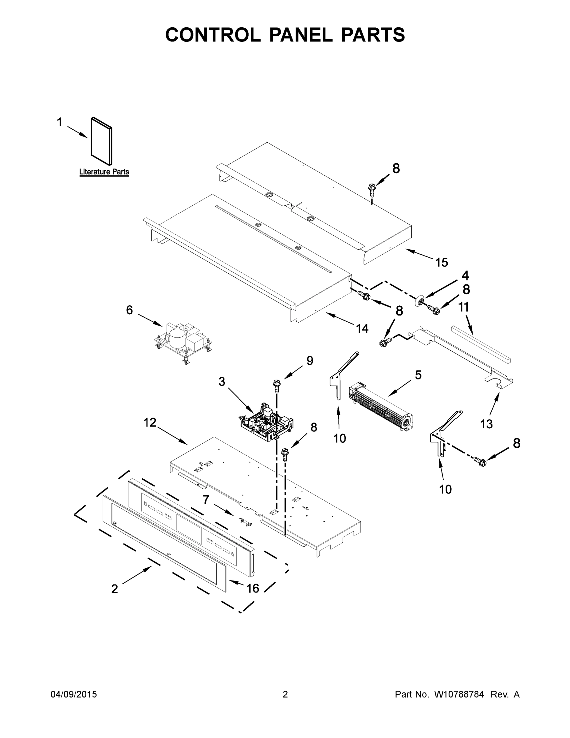 02 - CONTROL PANEL PARTS