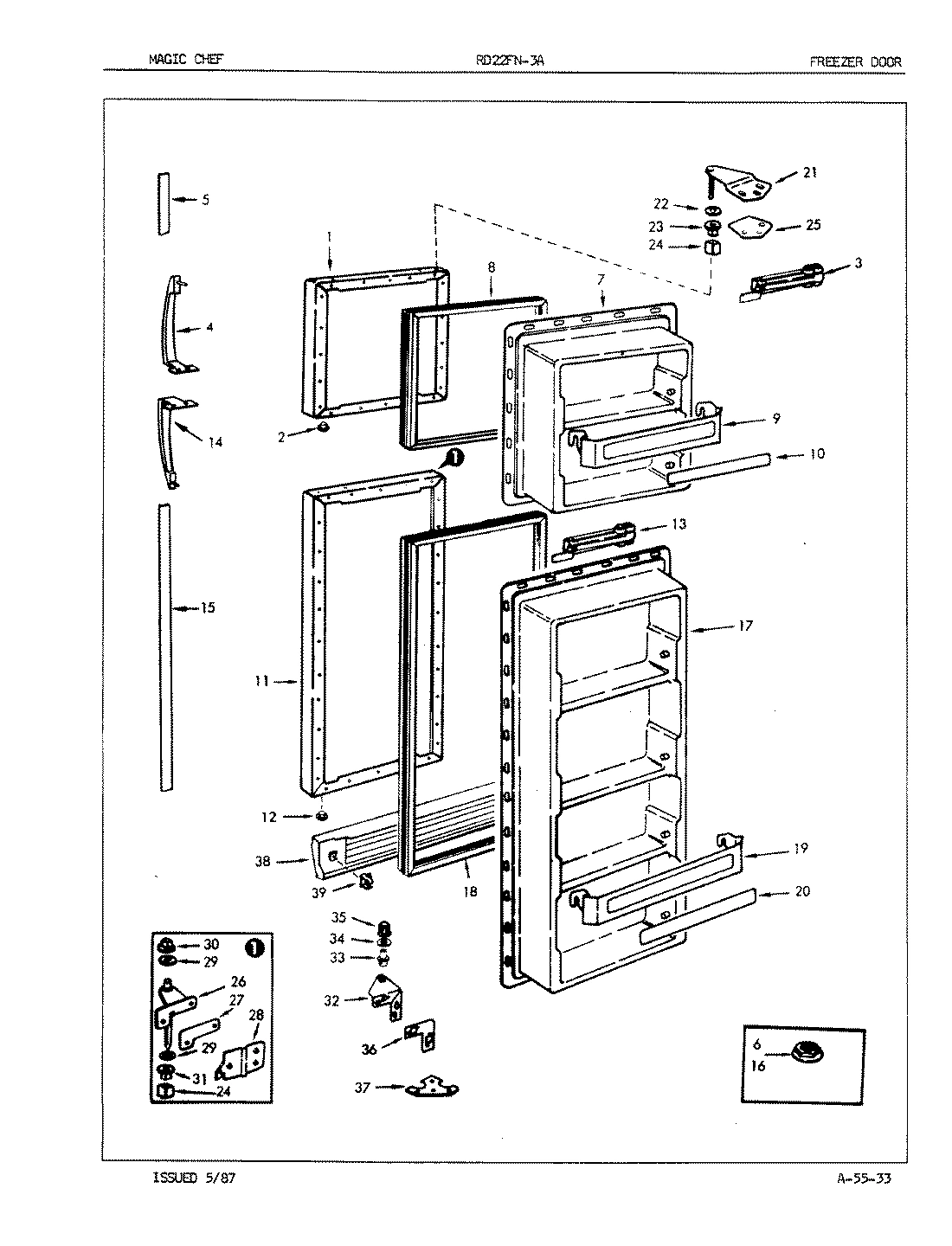 02 - FREEZER DOOR