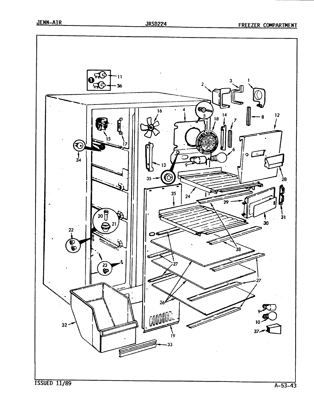 01 - FREEZER COMPARTMENT