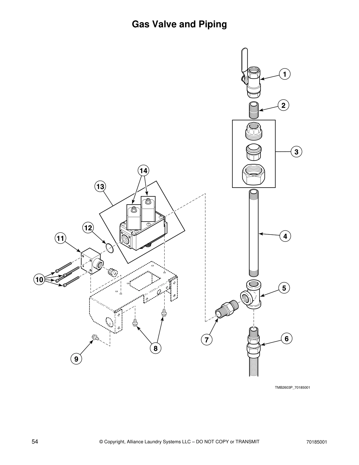 Gas Valve and Piping