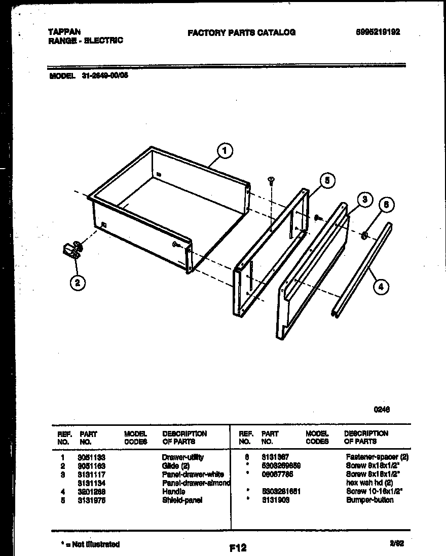 05 - DRAWER PARTS