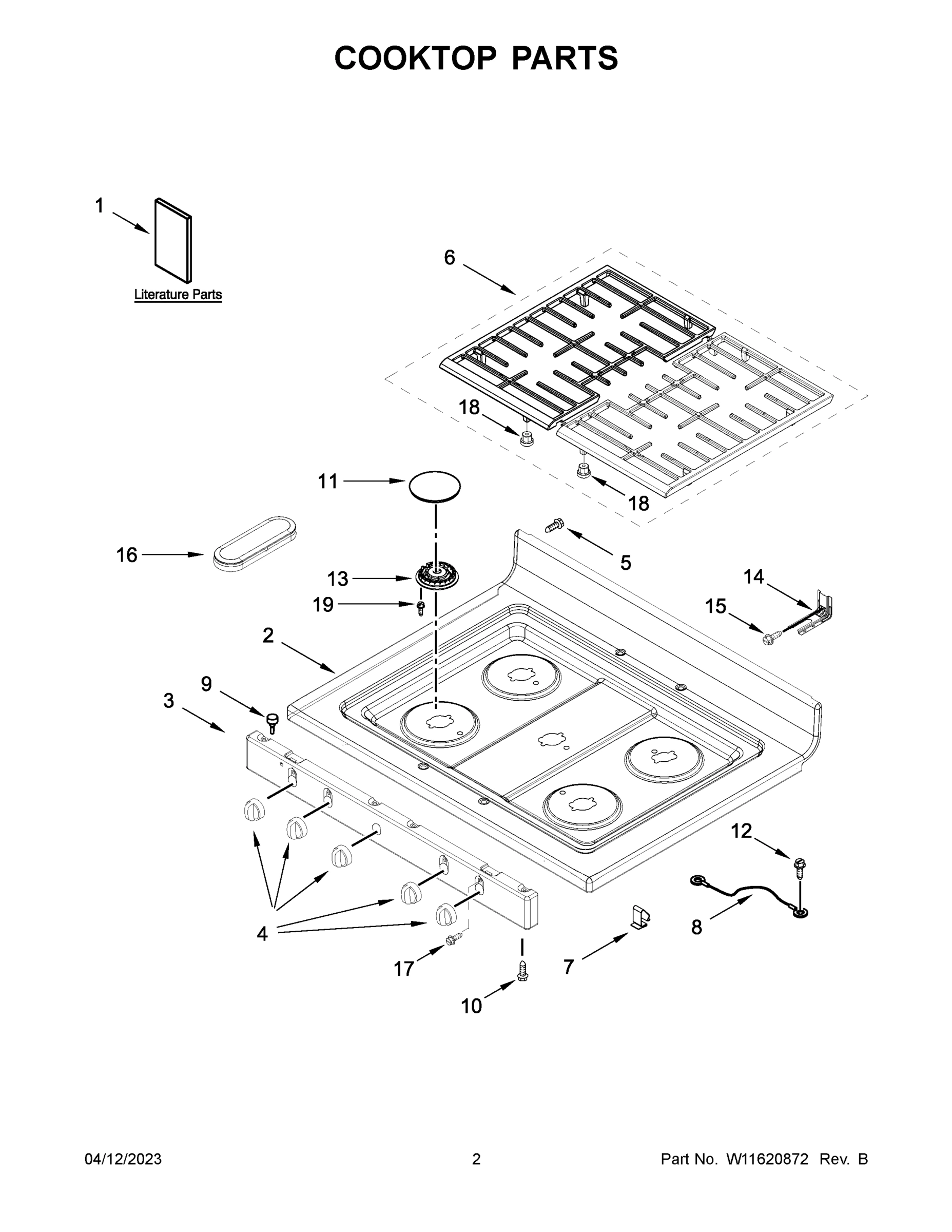 02 - COOKTOP PARTS