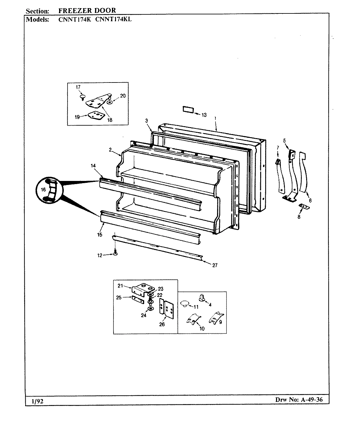 02 - FREEZER DOOR