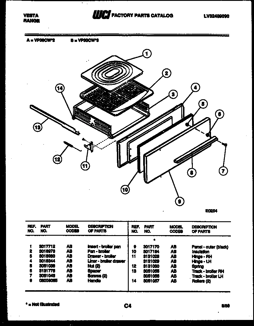 04 - BROILER DRAWER PARTS