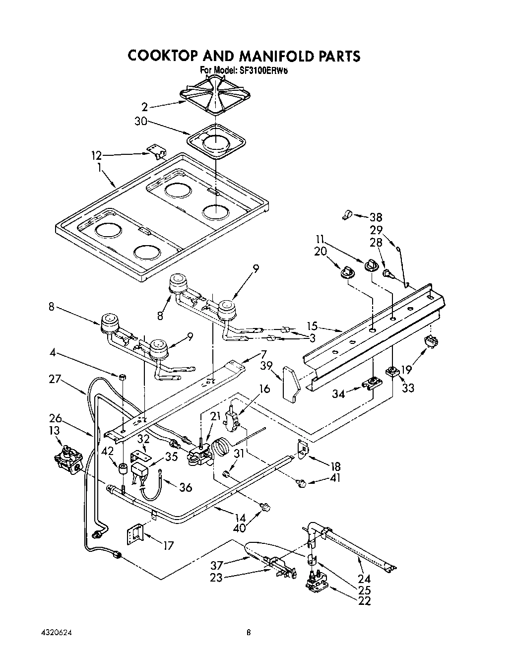 06 - COOKTOP AND MANIFOLD, LIT/OPTIONAL