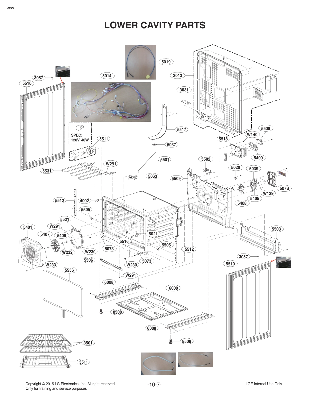 LOWER CAVITY PARTS