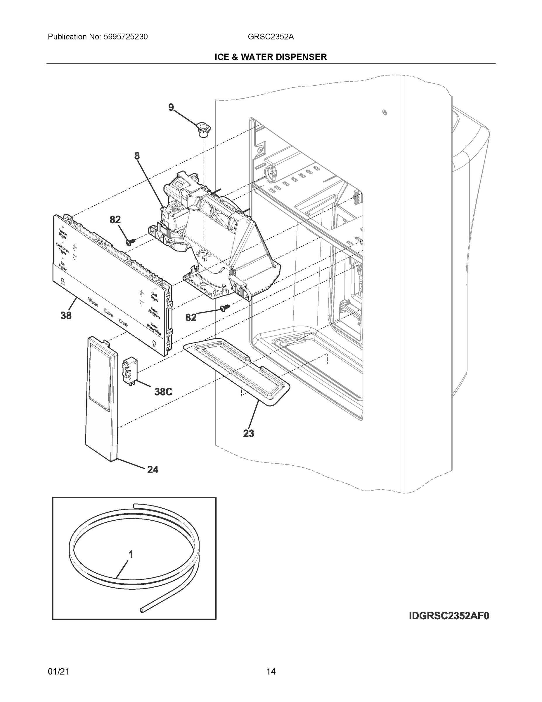 08 - ICE & WATER DISPENSER