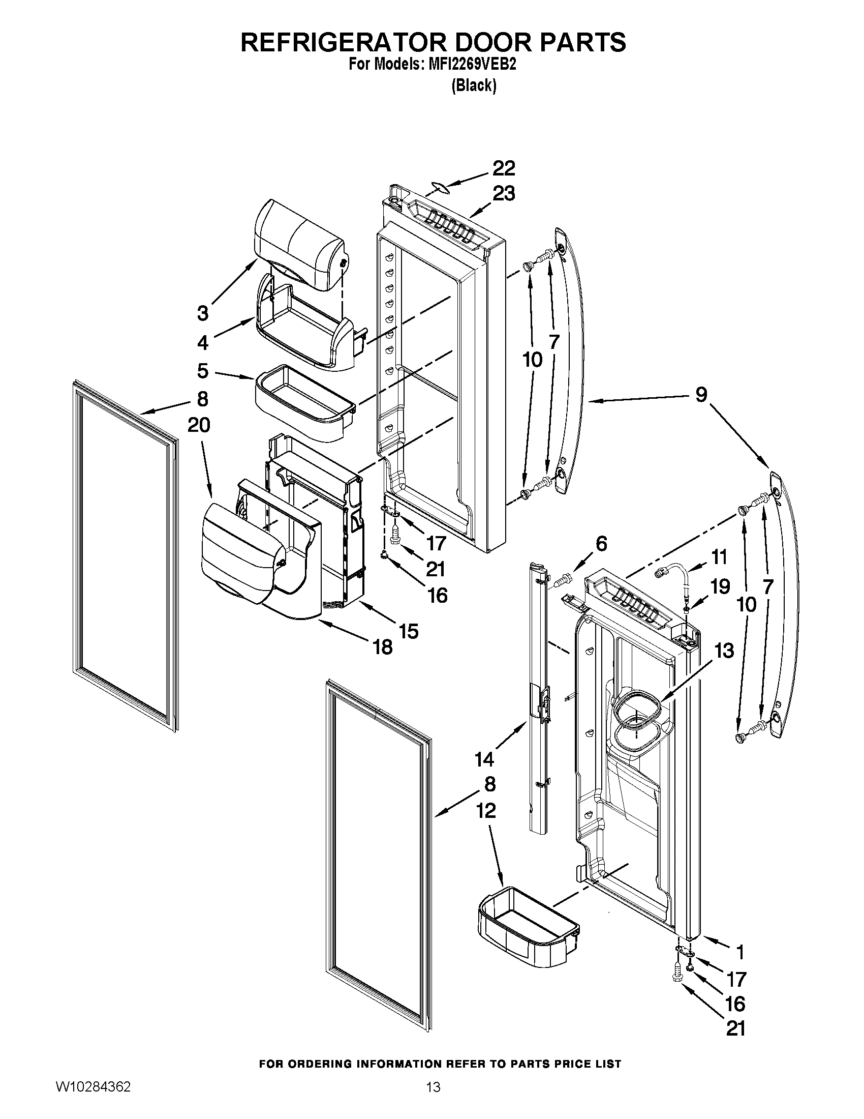 07 - REFRIGERATOR DOOR PARTS