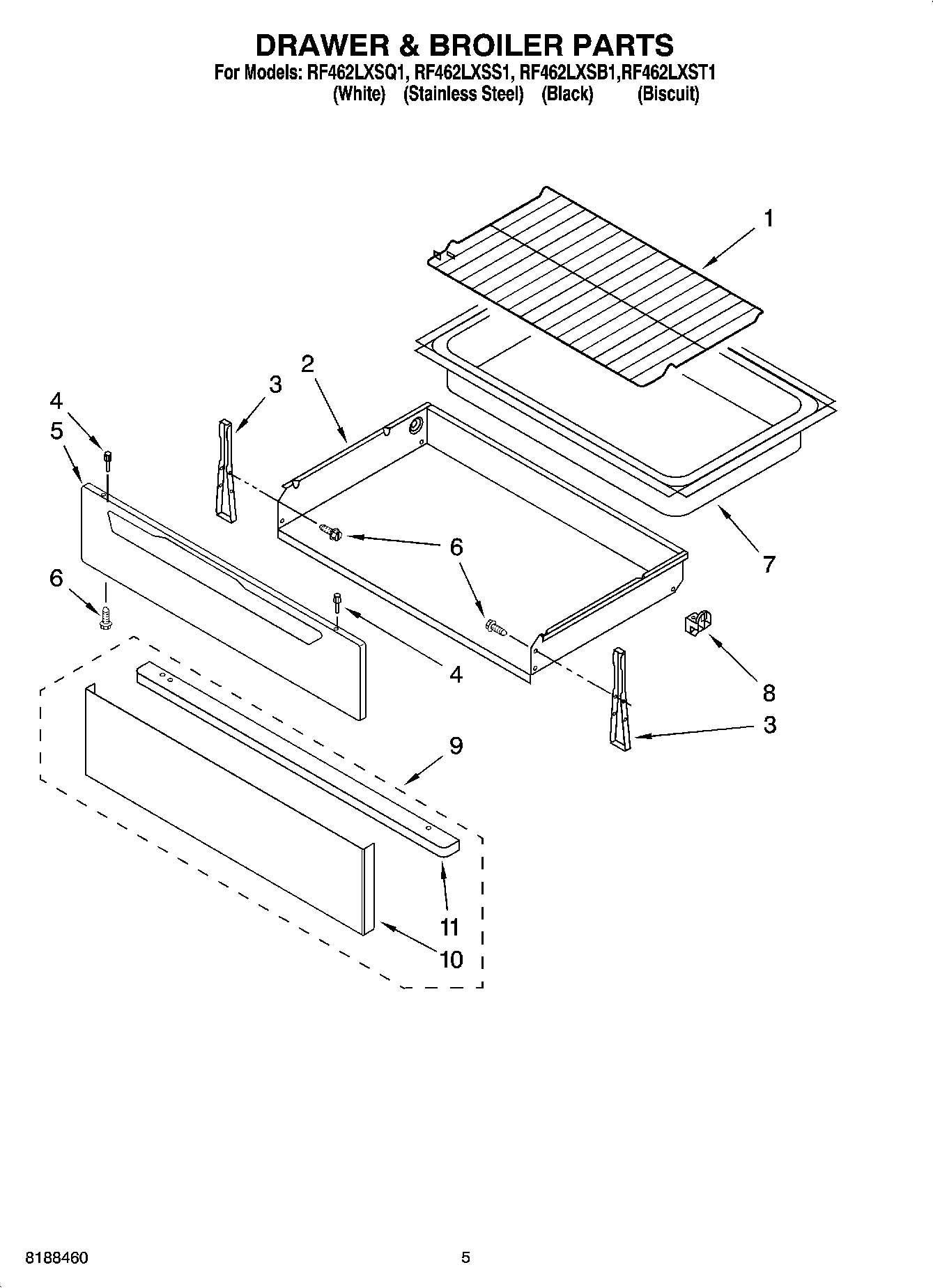 04 - DRAWER & BROILER PARTS