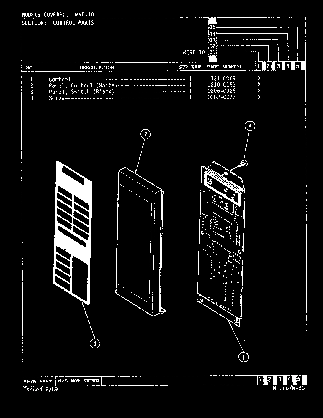 02 - CONTROL PANEL (ME5E-10)