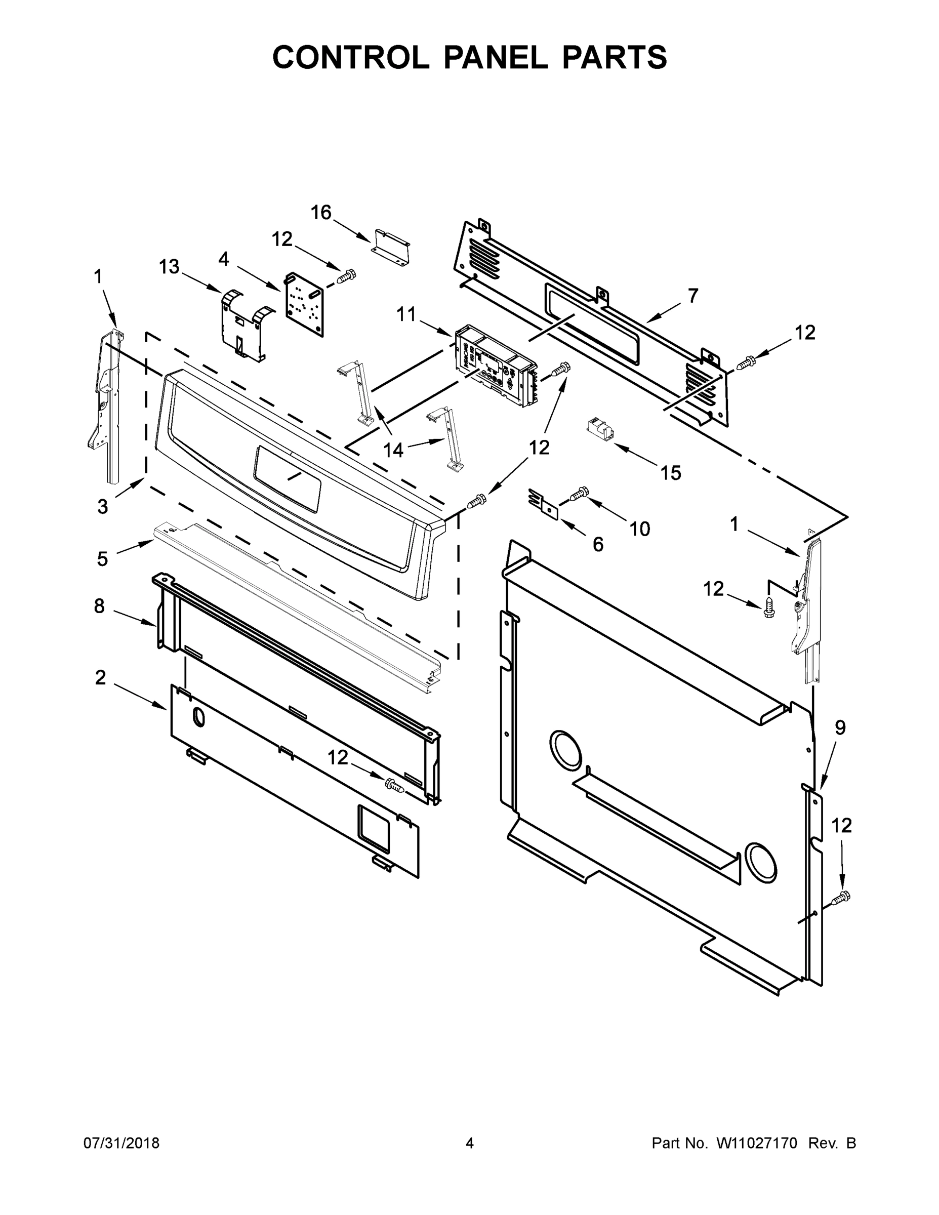 03 - CONTROL PANEL PARTS