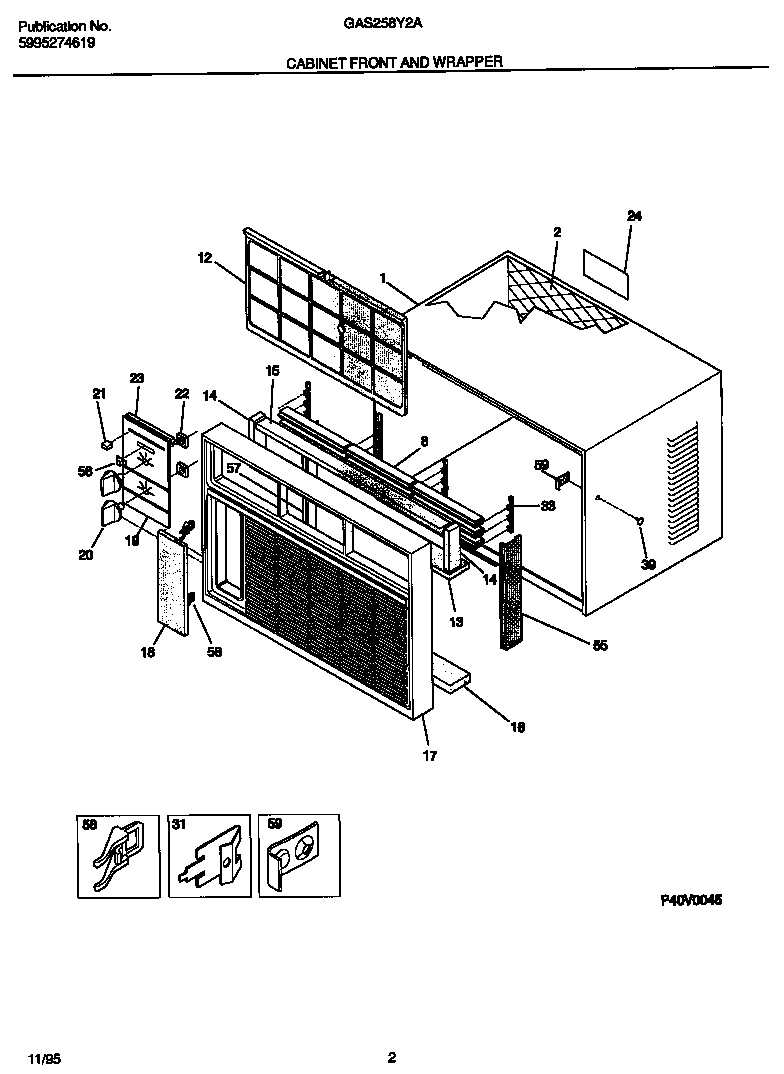 02 - CABINET FRONT AND WRAPPER