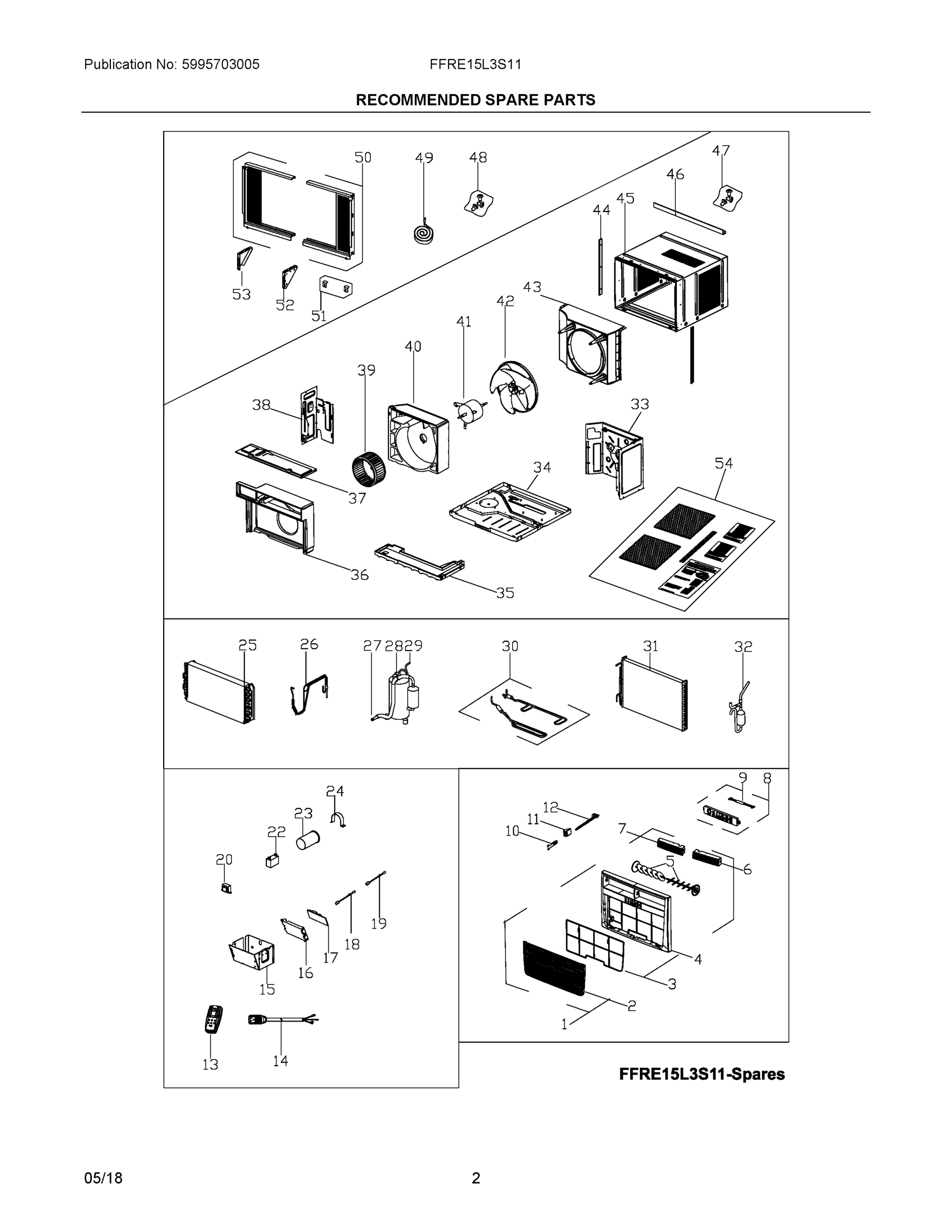 02 - RECOMMENDED SPARE PARTS