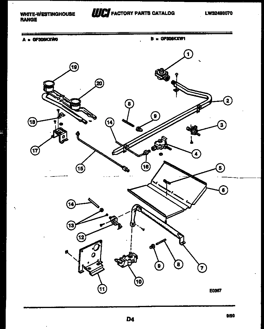 04 - BURNER, MANIFOLD AND GAS CONTROL