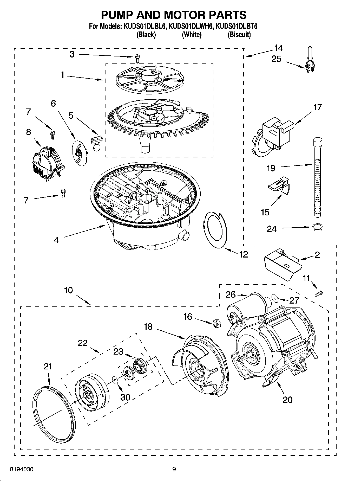 08 - PUMP AND MOTOR PARTS