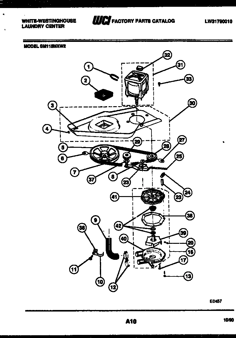 06 - WASHER DRIVE SYSTEM AND PUMP