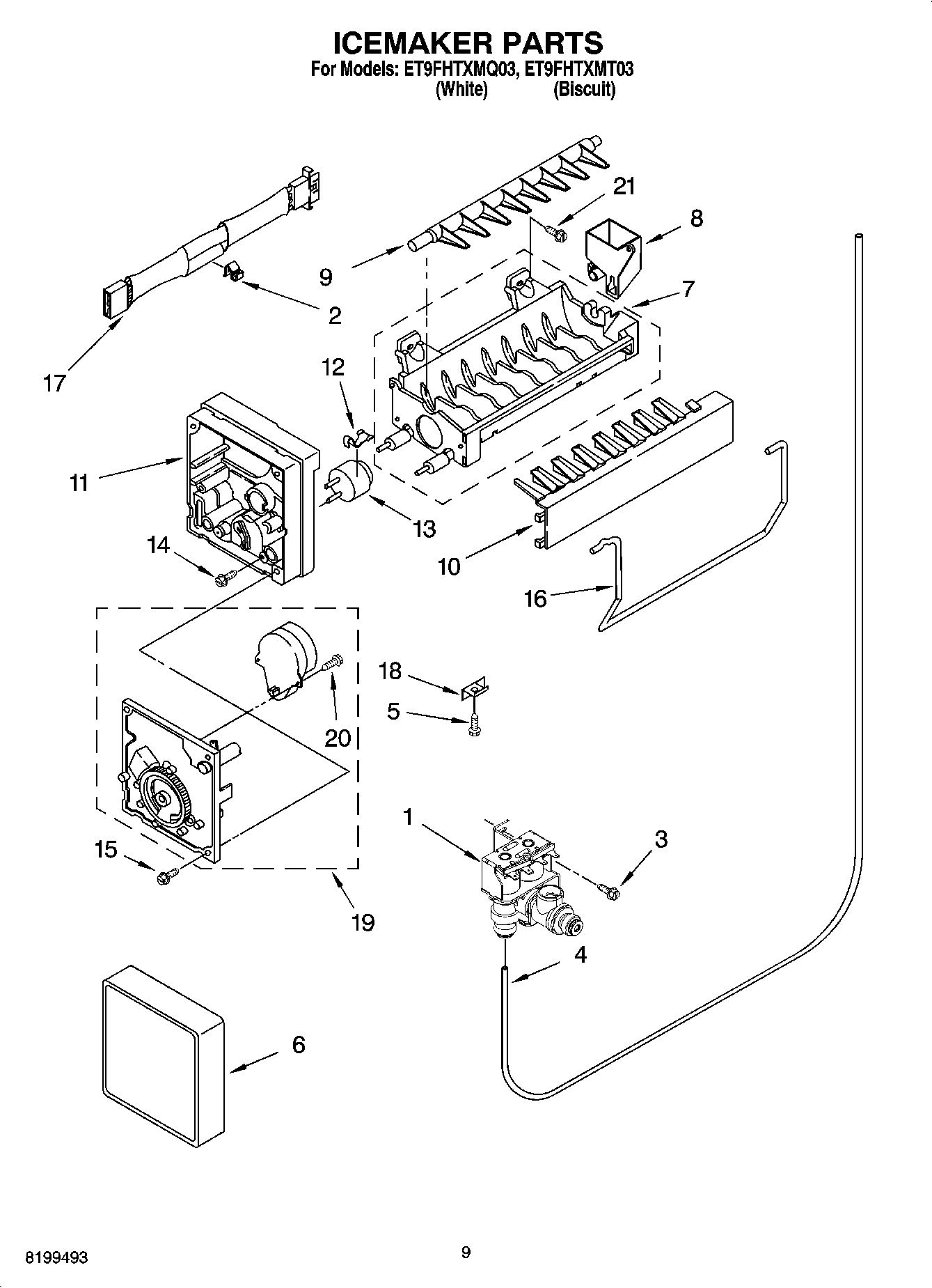 05 - ICEMAKER PARTS