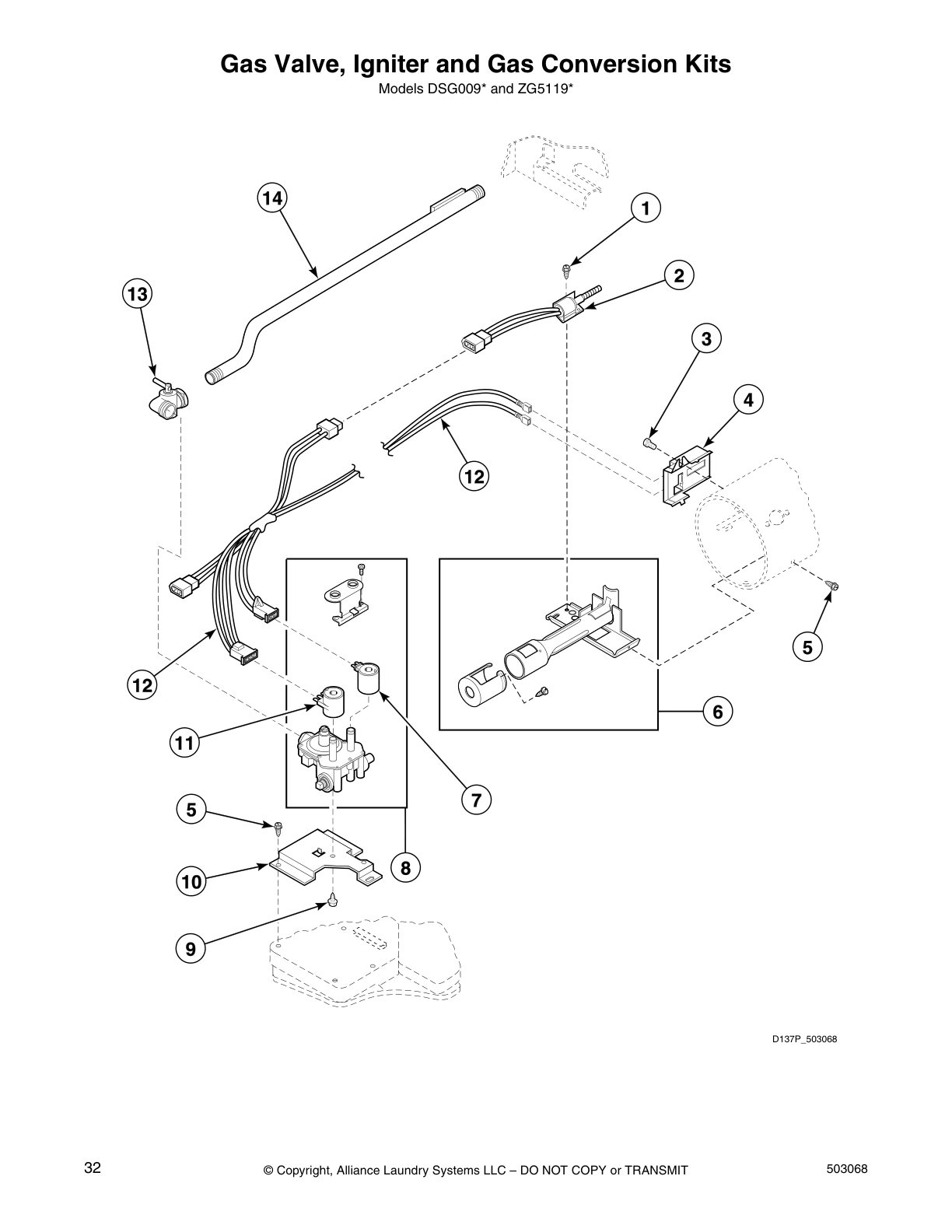 Gas Valve, Igniter and Gas Conversion Kits