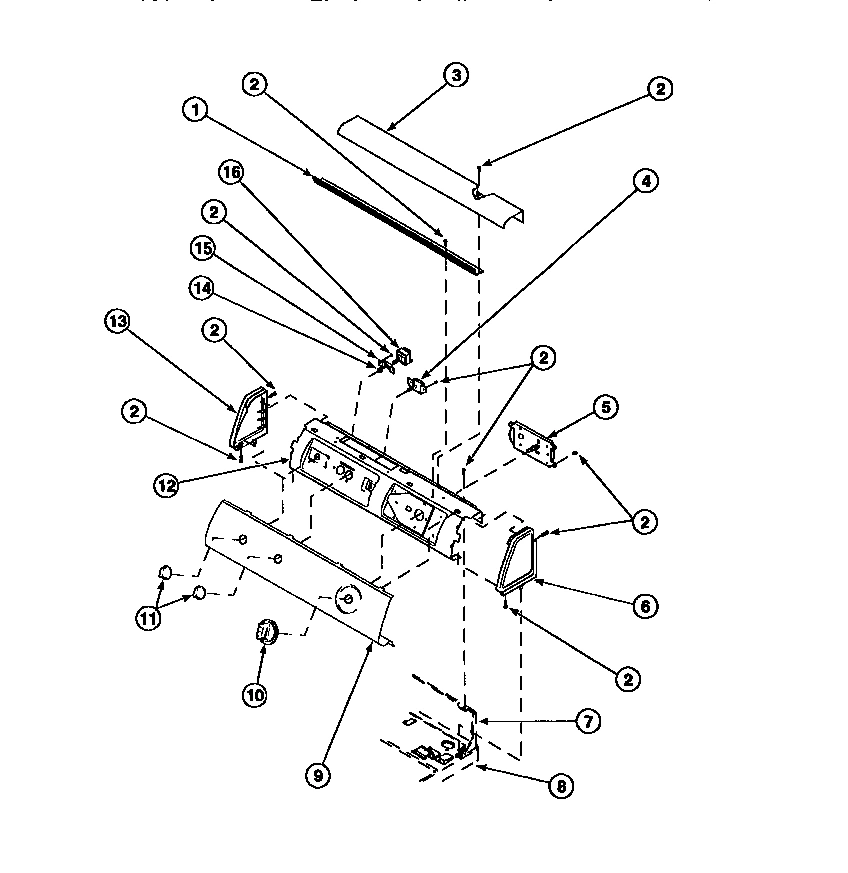 05 - GRAPHIC PANEL, CONTROL HOOD AND CONTROLS