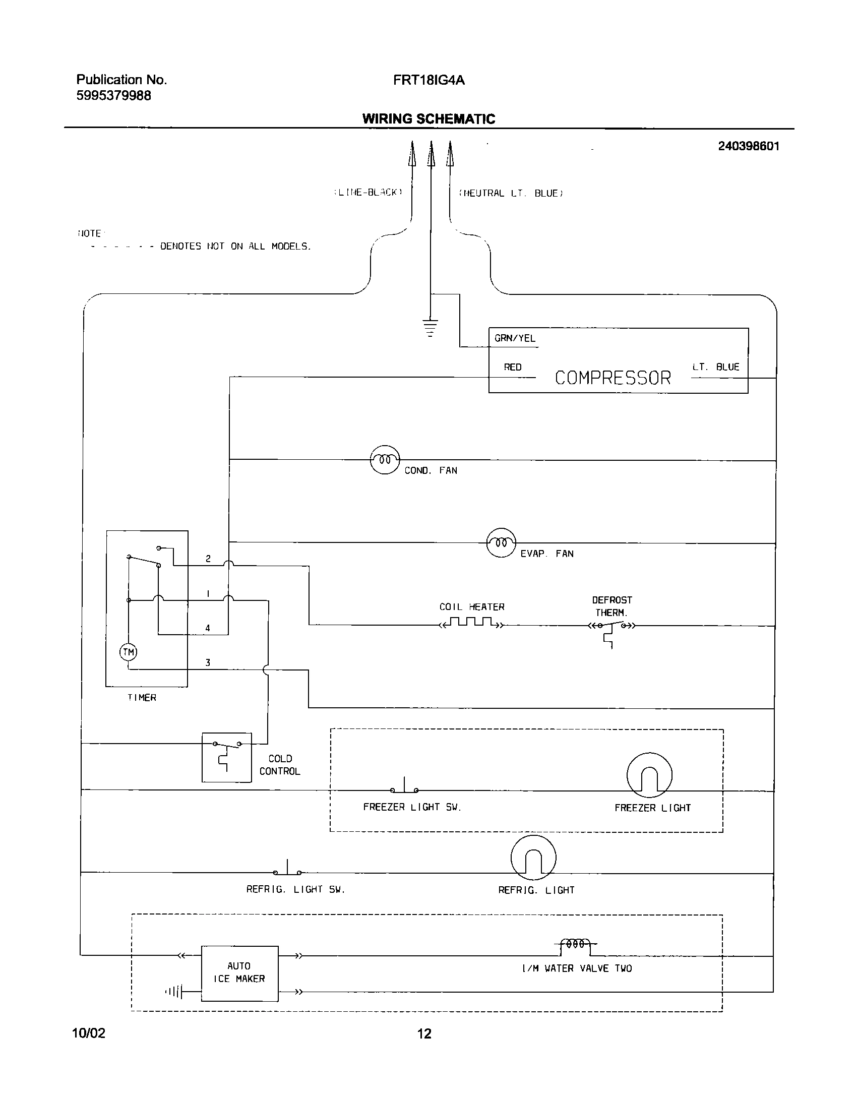 12 - WIRING SCHEMATIC
