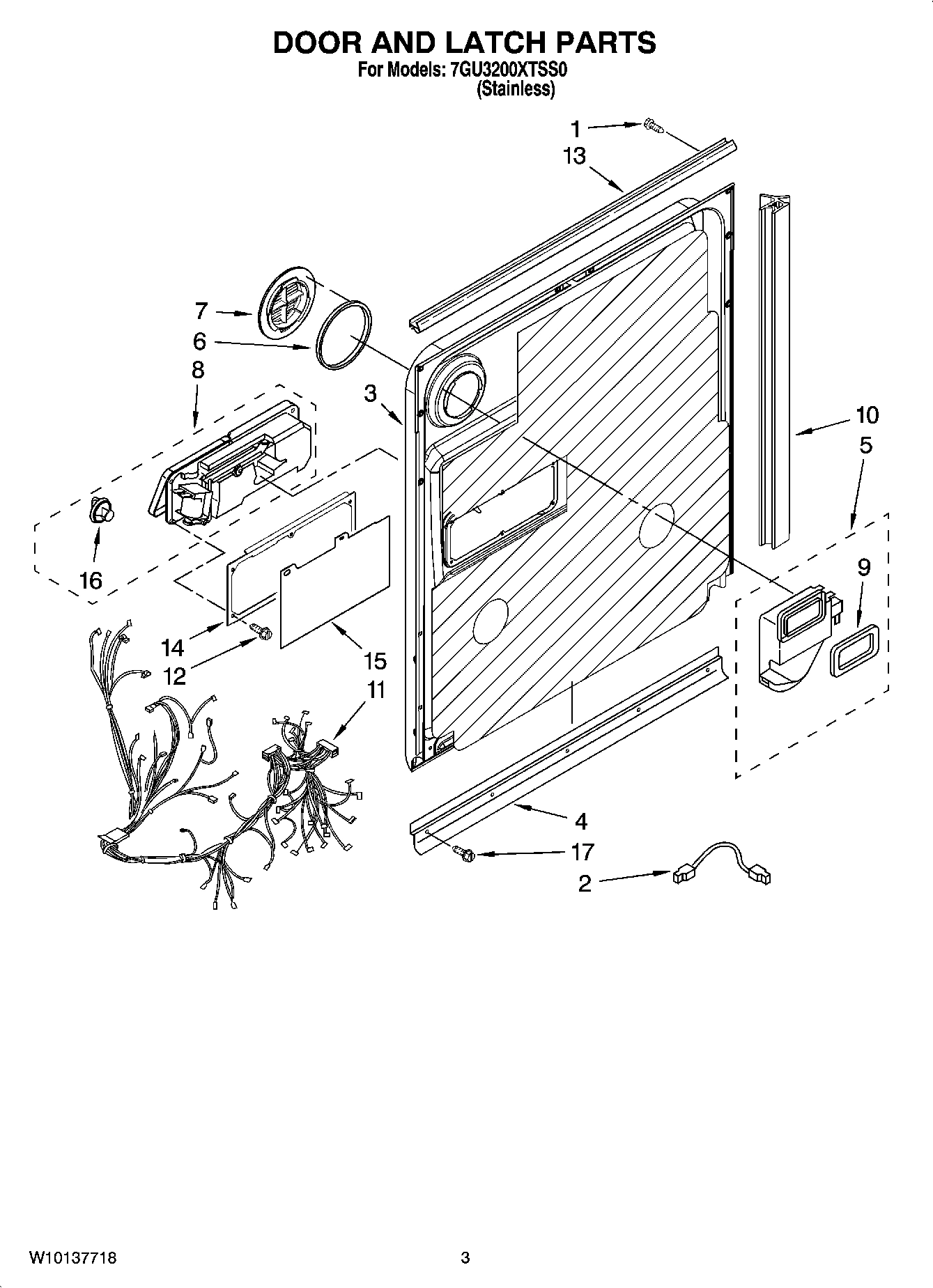 03 - DOOR AND LATCH PARTS