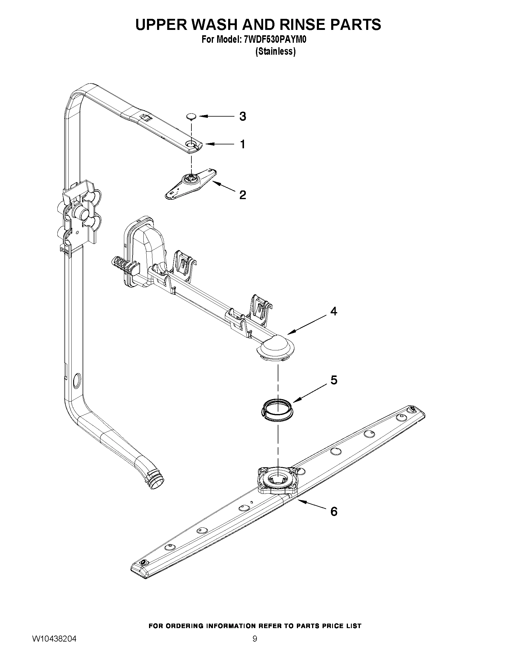 07 - UPPER WASH AND RINSE PARTS