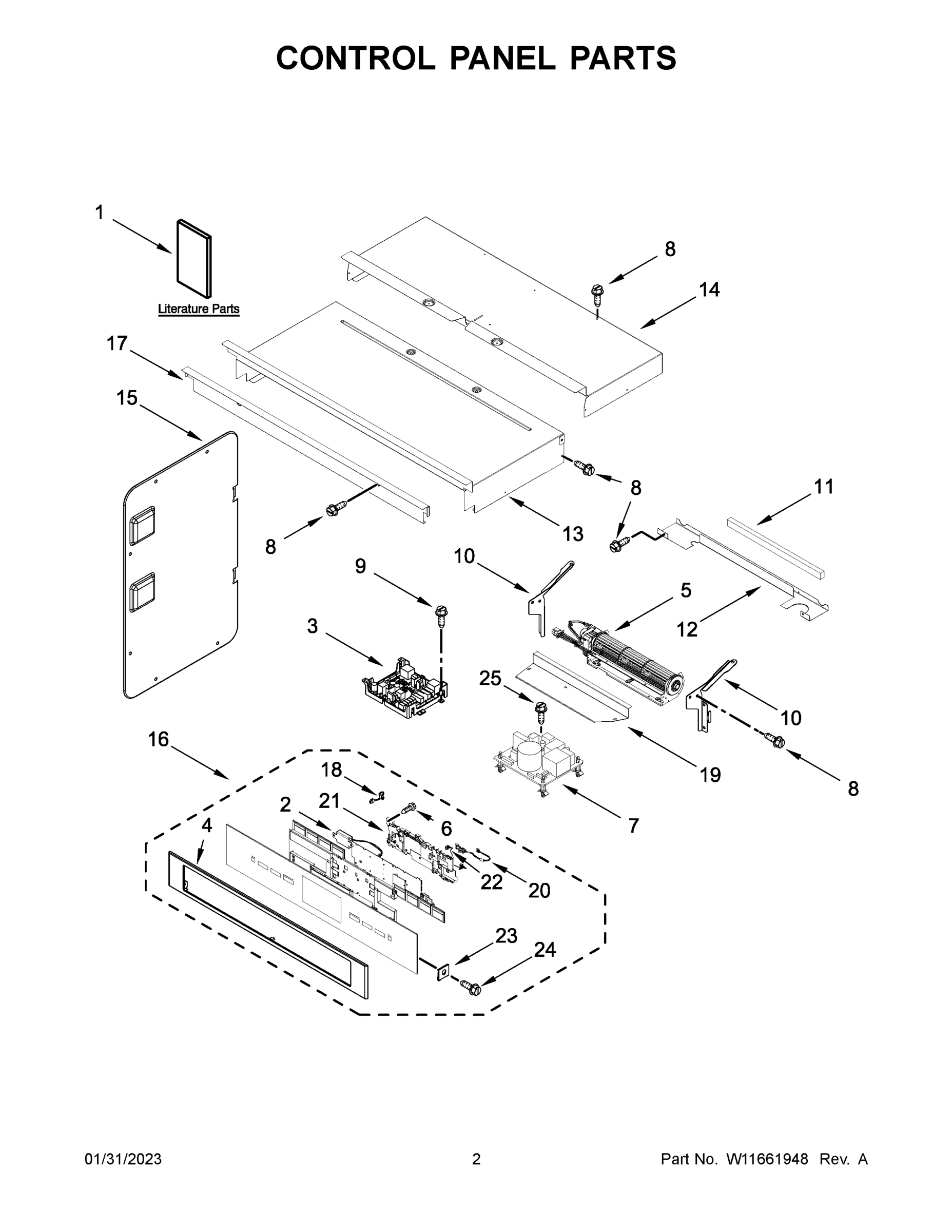 02 - CONTROL PANEL PARTS