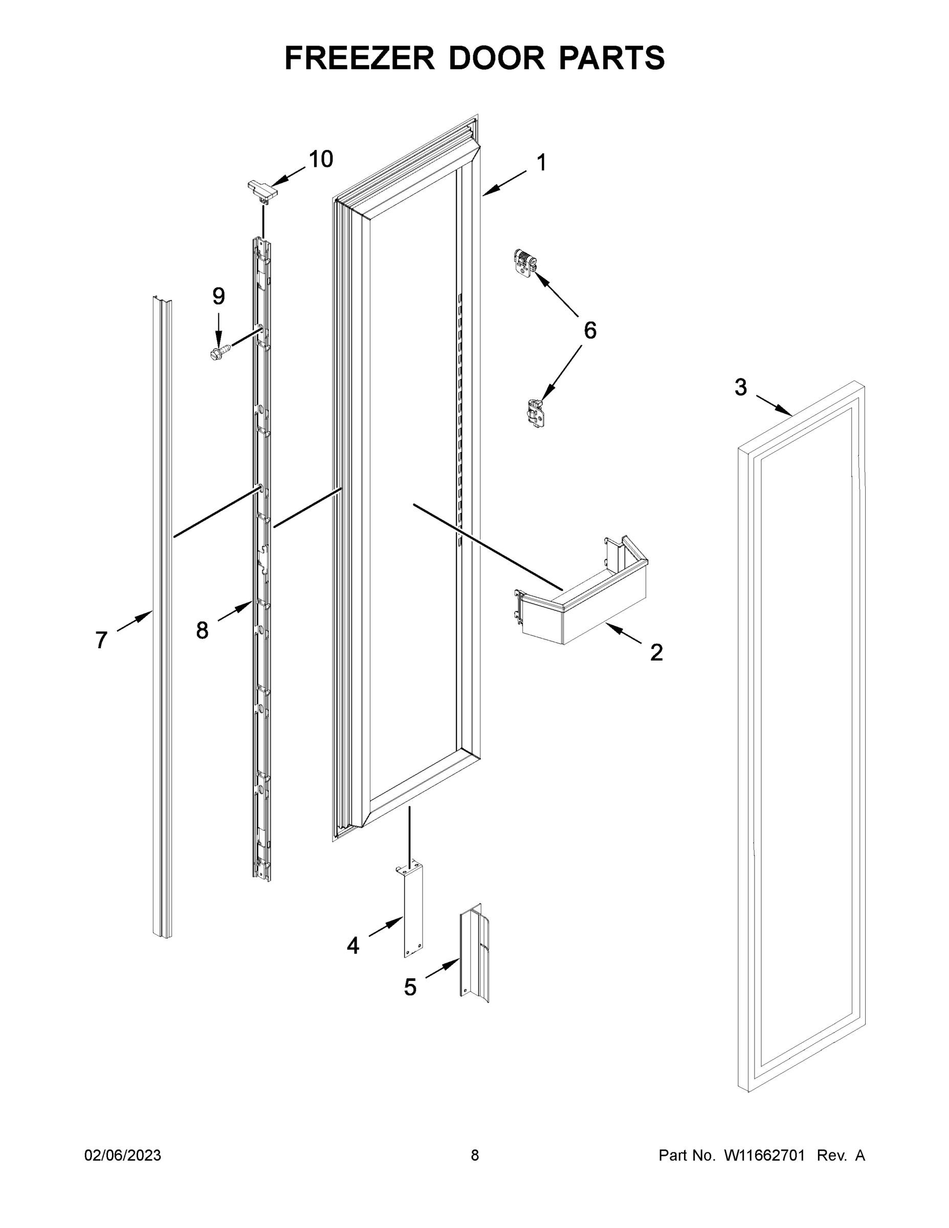 05 - FREEZER DOOR PARTS