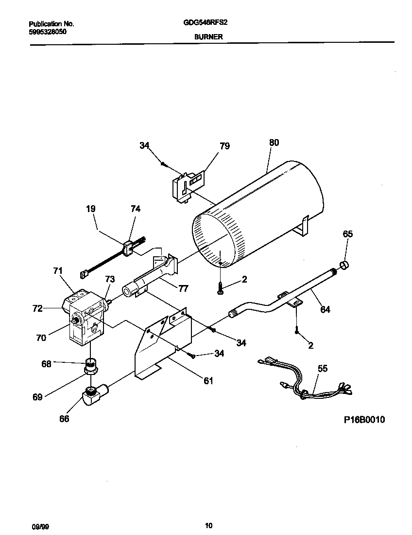 06 - P16B0010 BURNER,VALVE