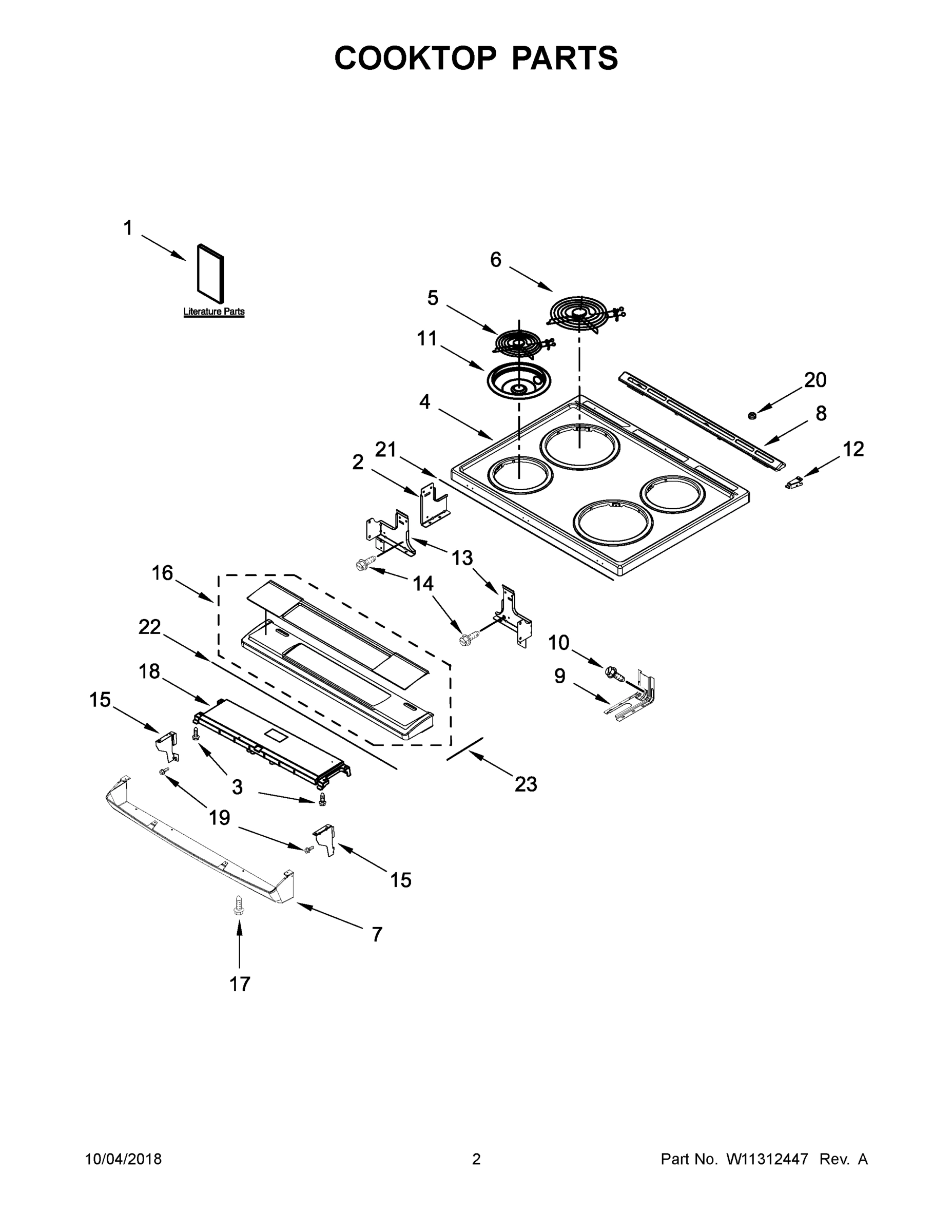 02 - COOKTOP PARTS