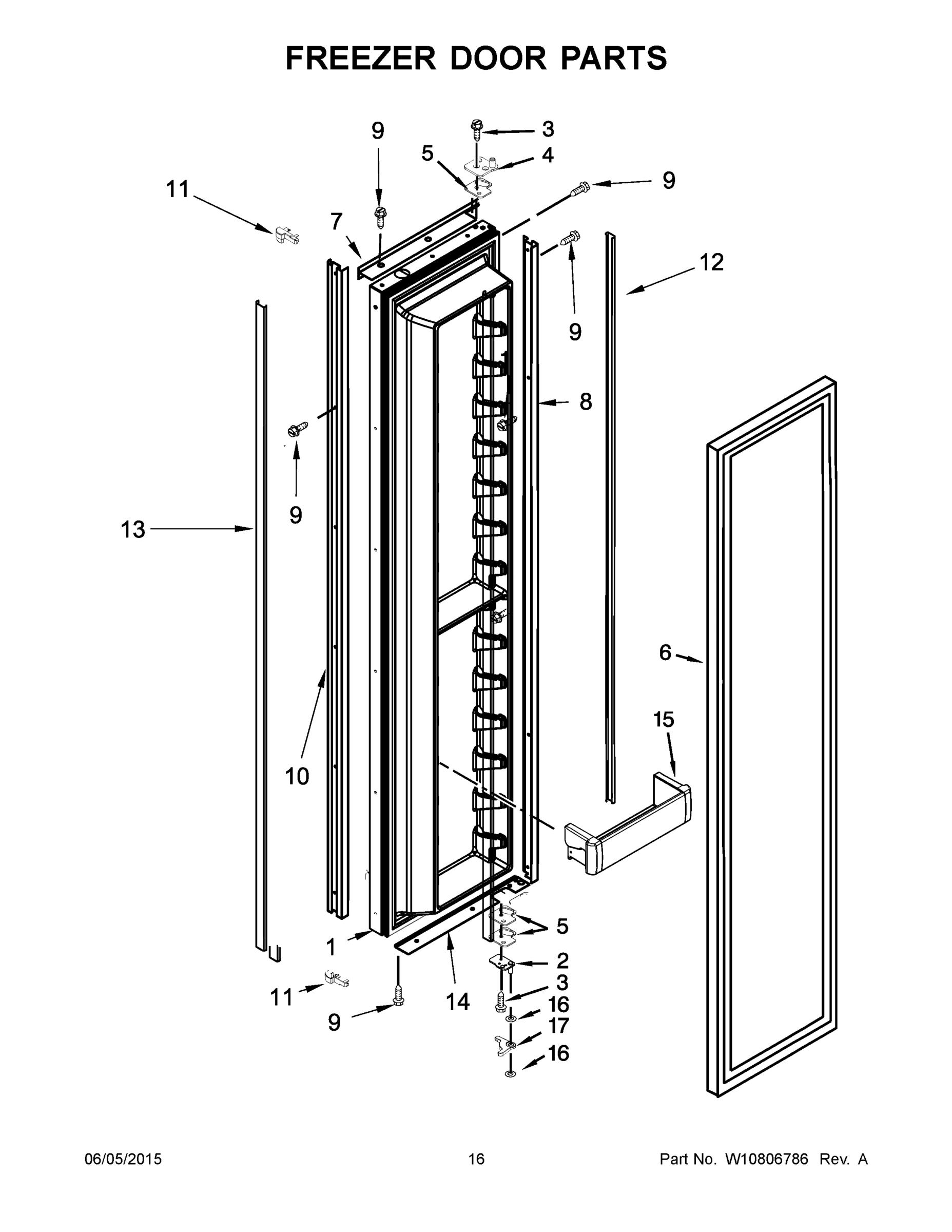 09 - FREEZER DOOR PARTS