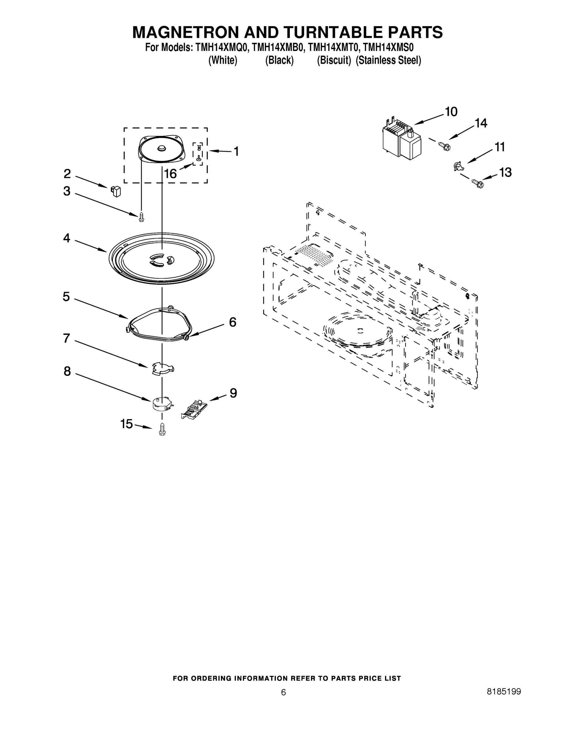 05 - MAGNETRON AND TURNTABLE PARTS