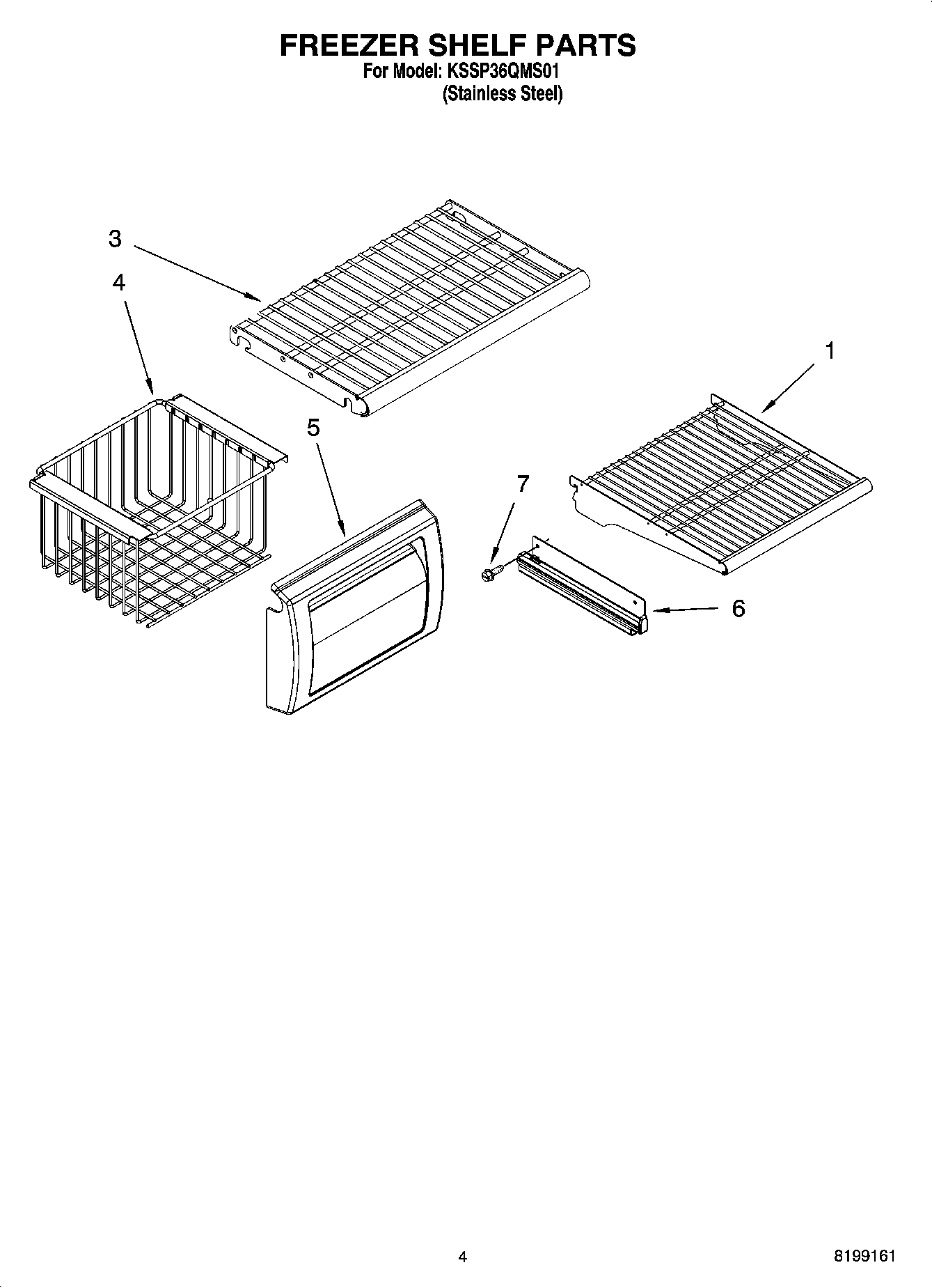 03 - FREEZER SHELF PARTS