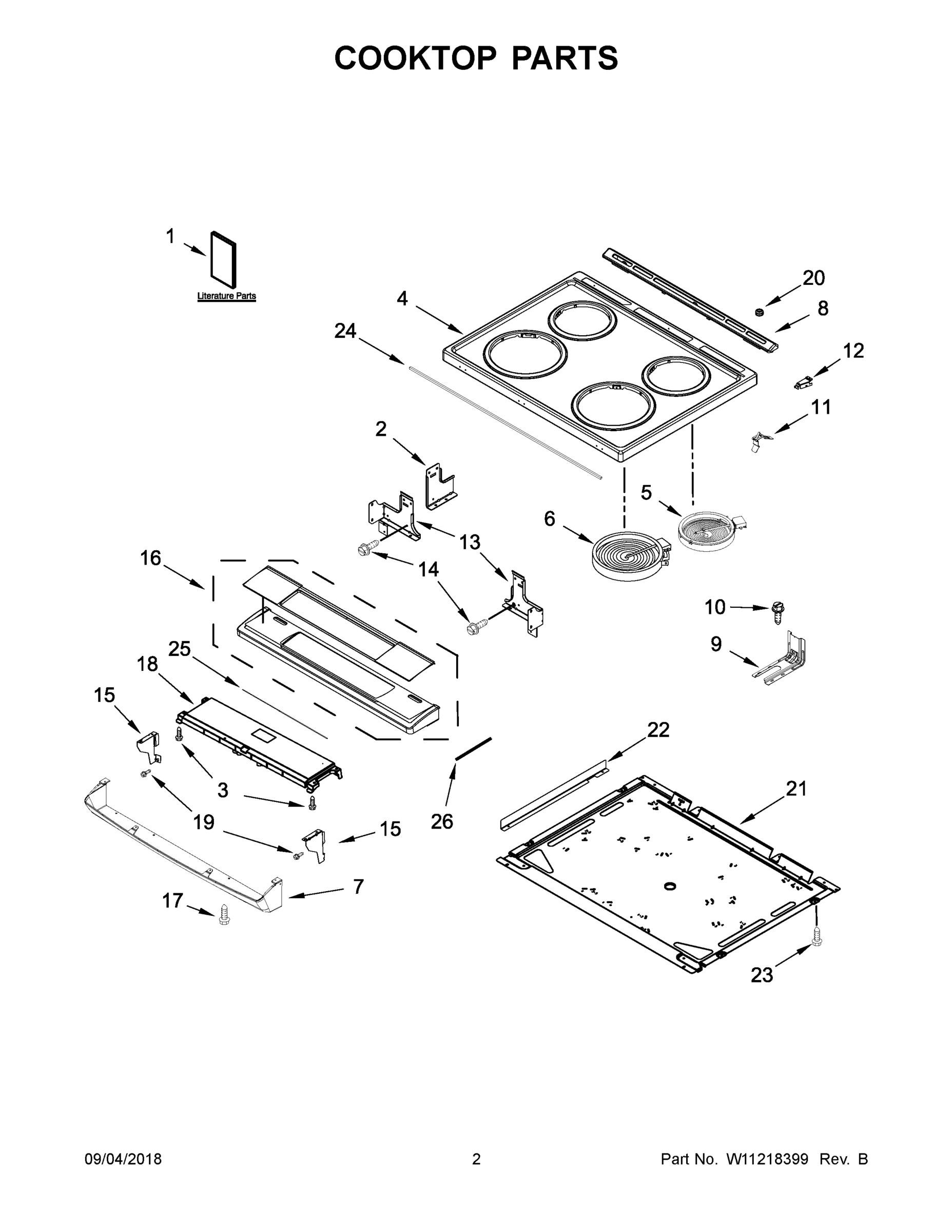 02 - COOKTOP PARTS