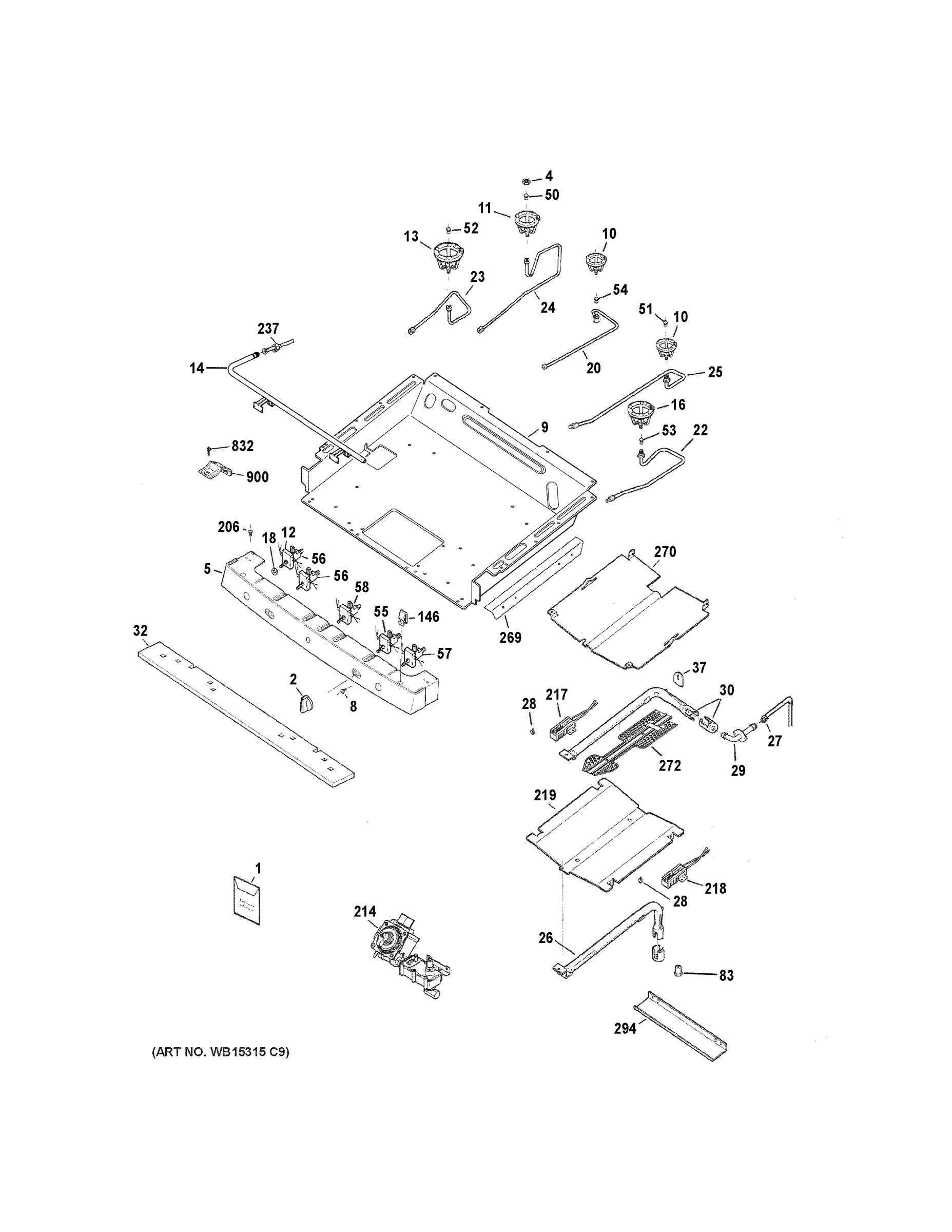GAS & BURNER PARTS