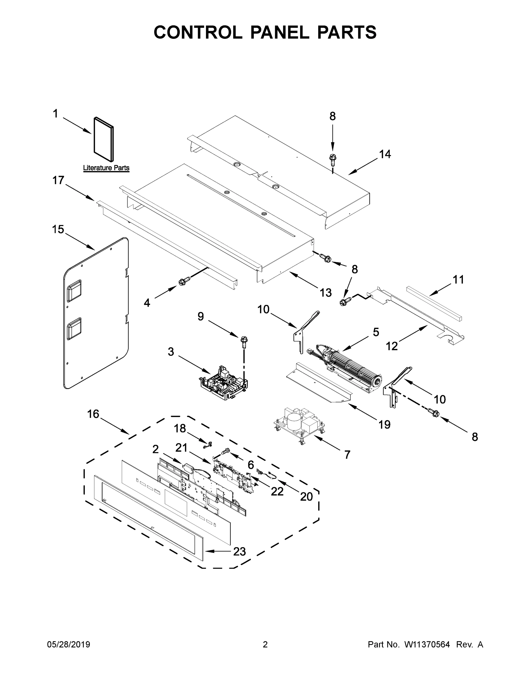 02 - CONTROL PANEL PARTS