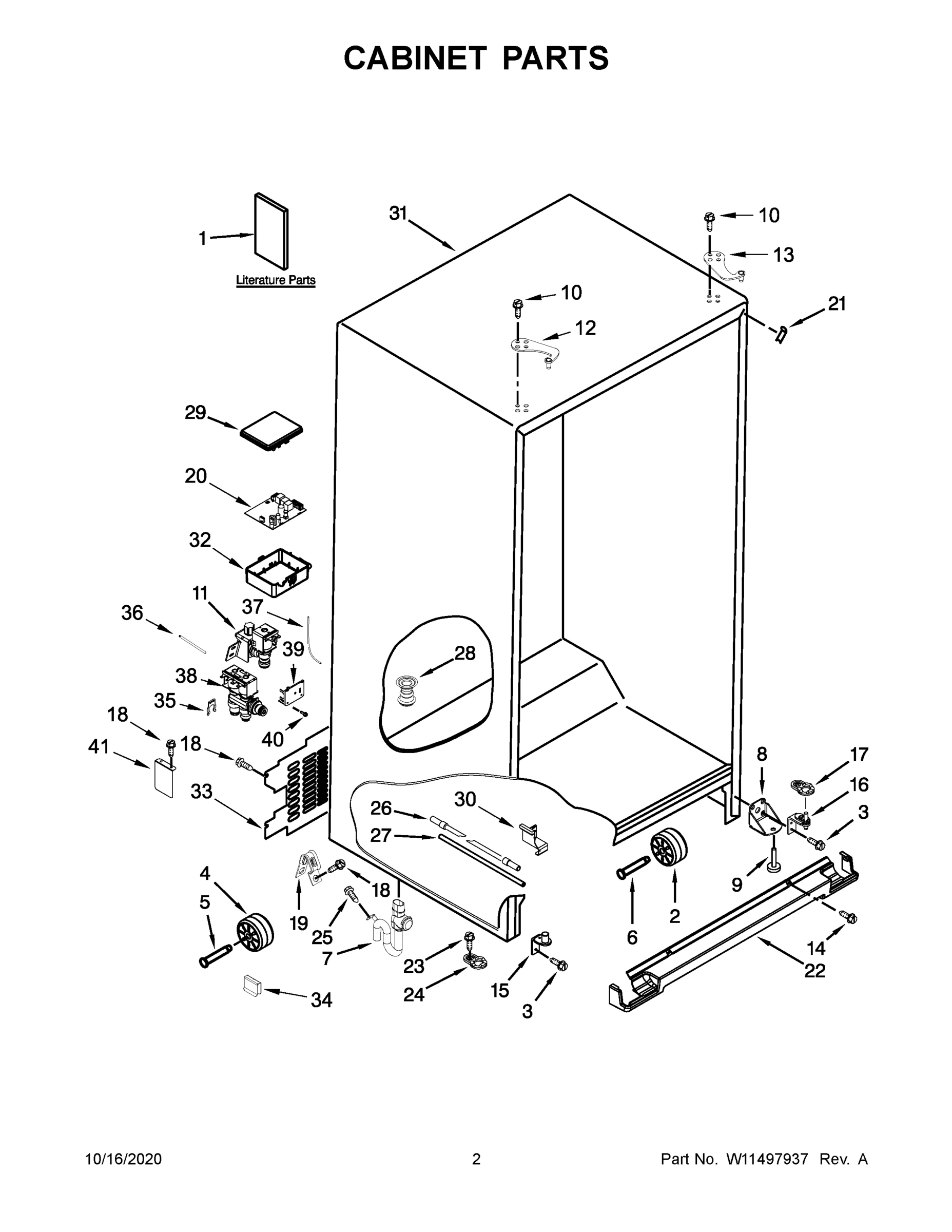 02 - CABINET PARTS