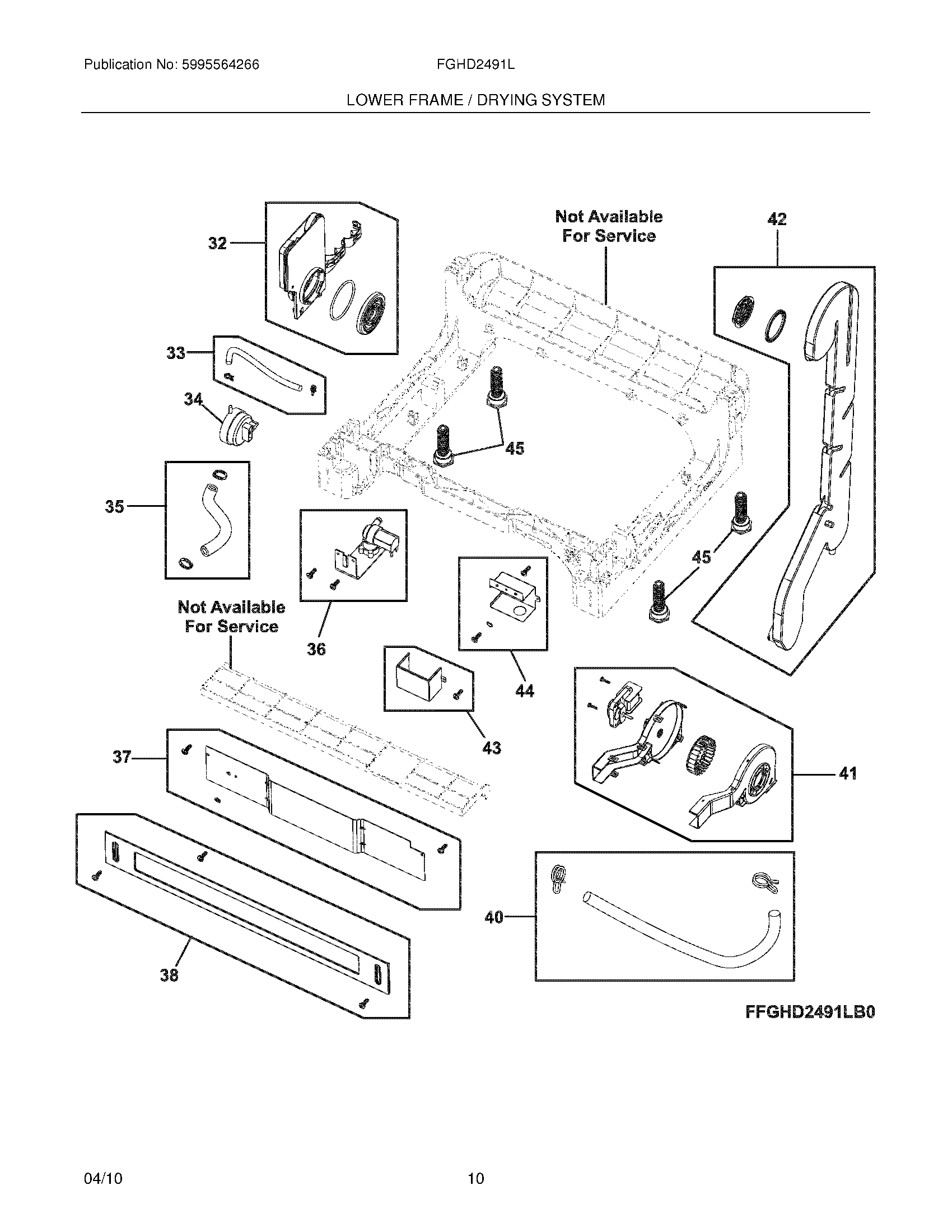 11 - LOWER FRAME/DRYING SYSTEM