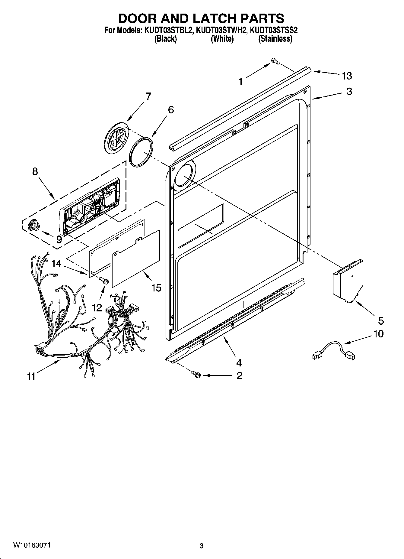 03 - DOOR AND LATCH PARTS