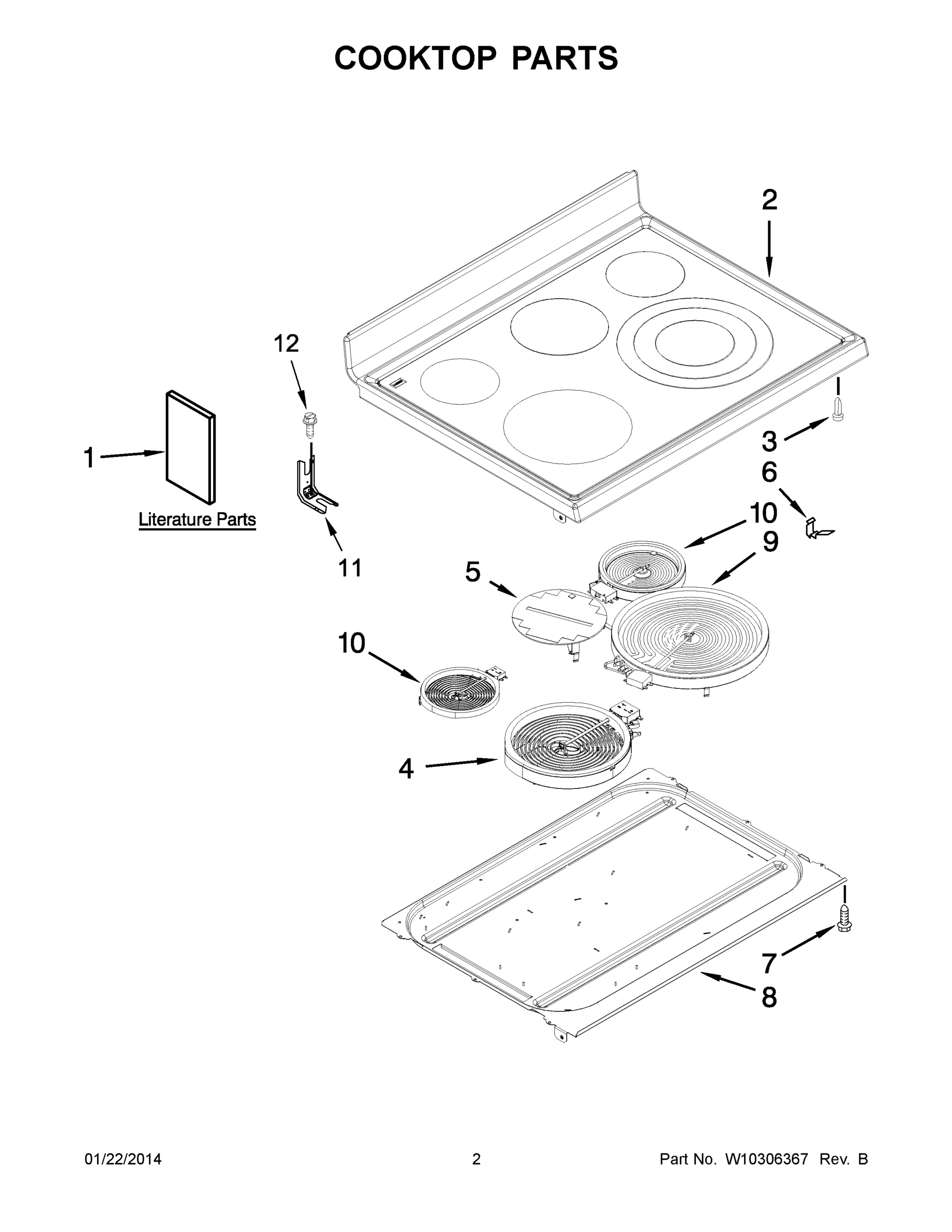 02 - COOKTOP PARTS