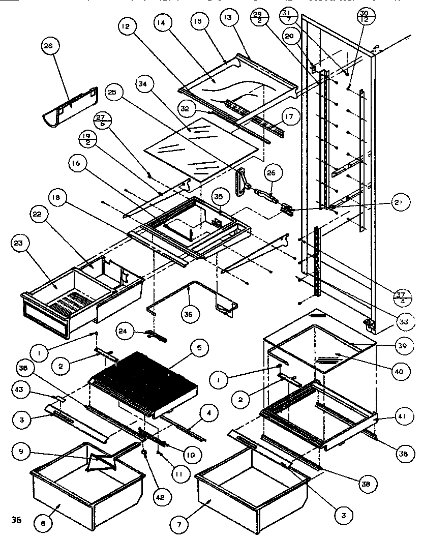 10 - SHELVING & DRAWERS (REF)