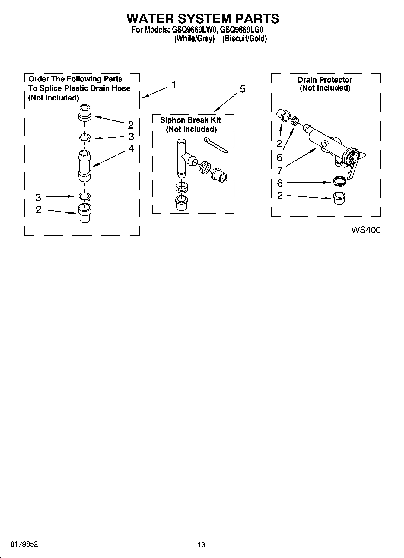 09 - WATER SYSTEM PARTS